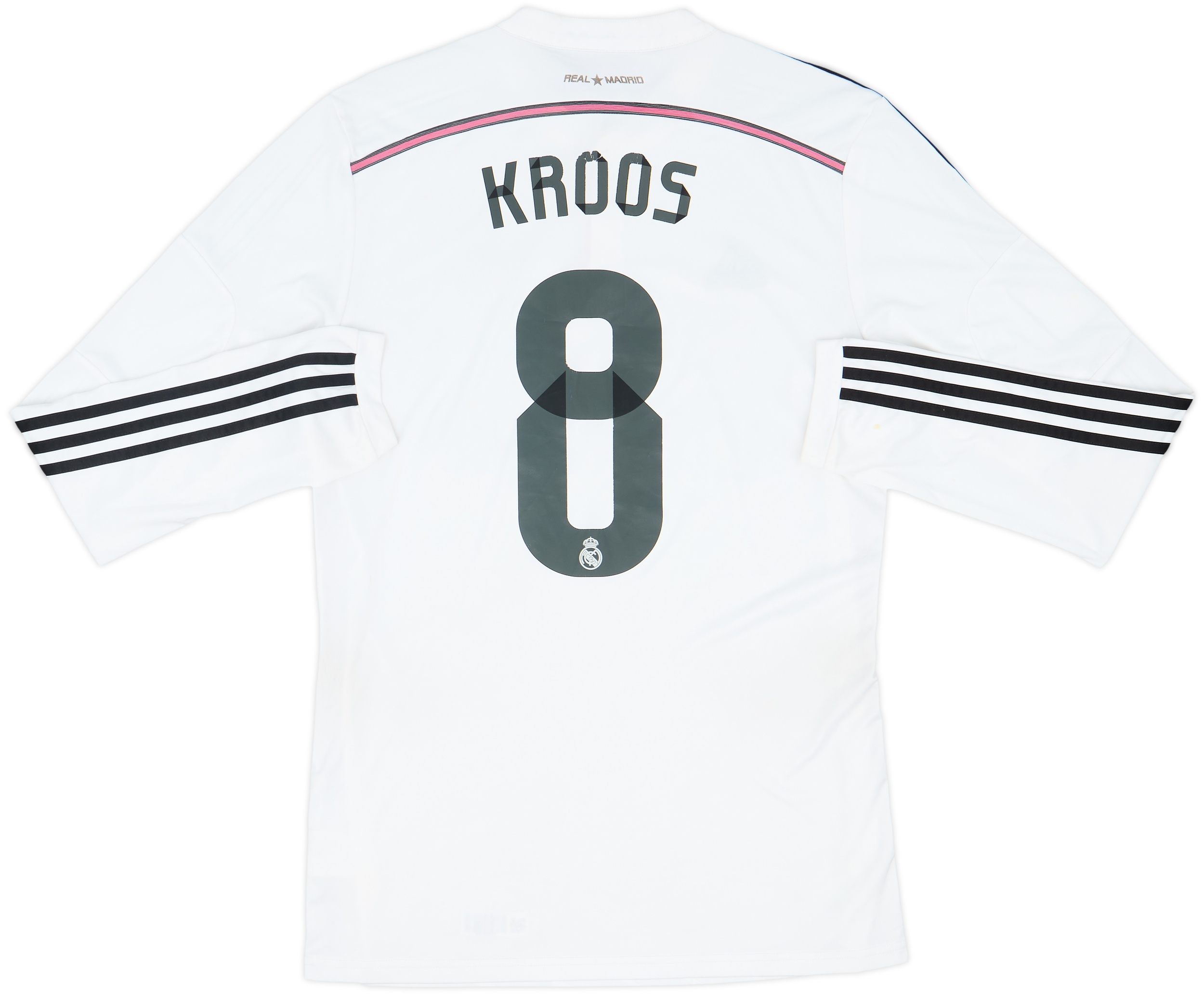 2014-15 Real Madrid Home L/S Shirt Kroos #8 - 5/10 - (L)