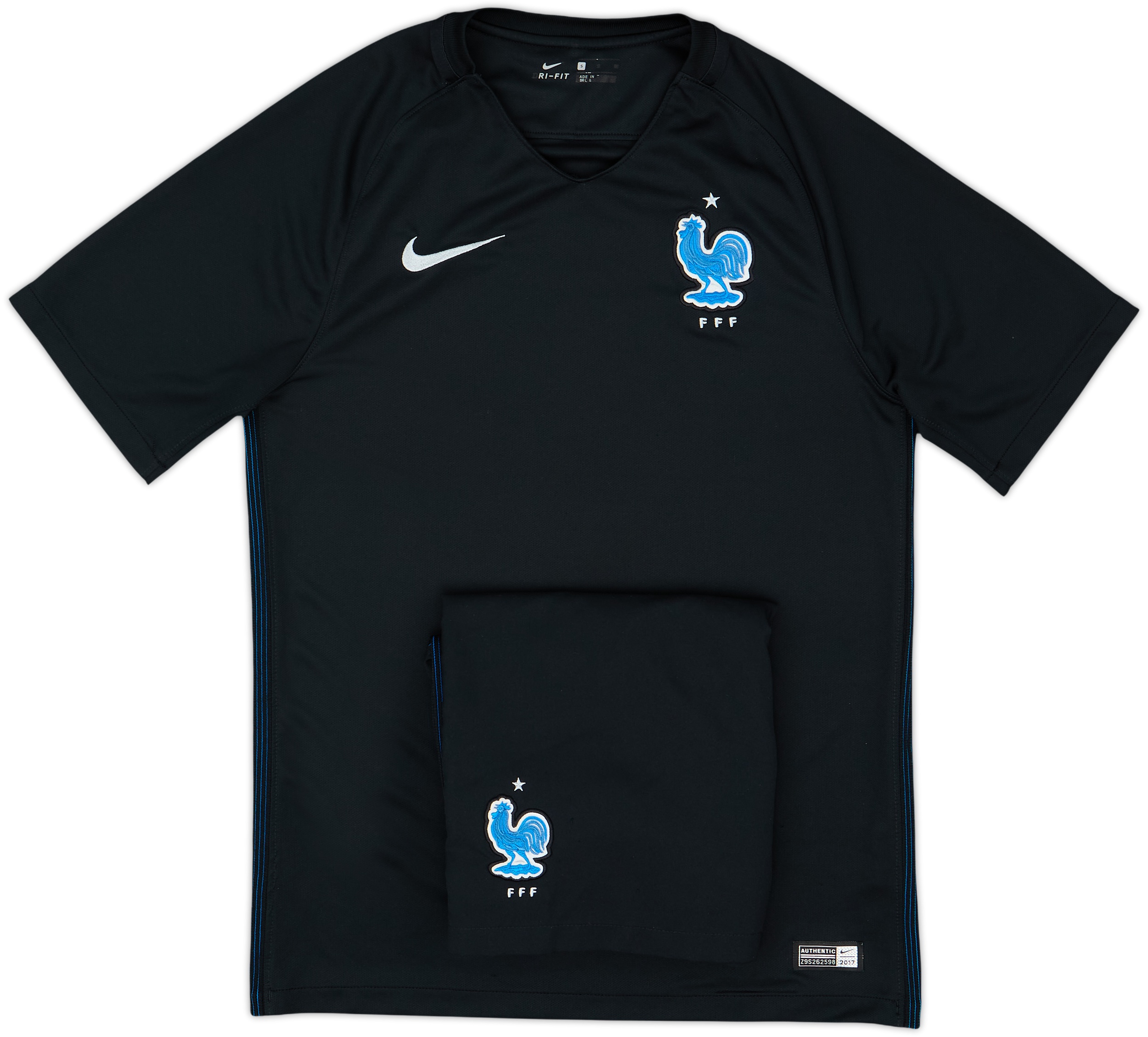 2017-18 France Third Shirt & Shorts - 9/10 - (S)