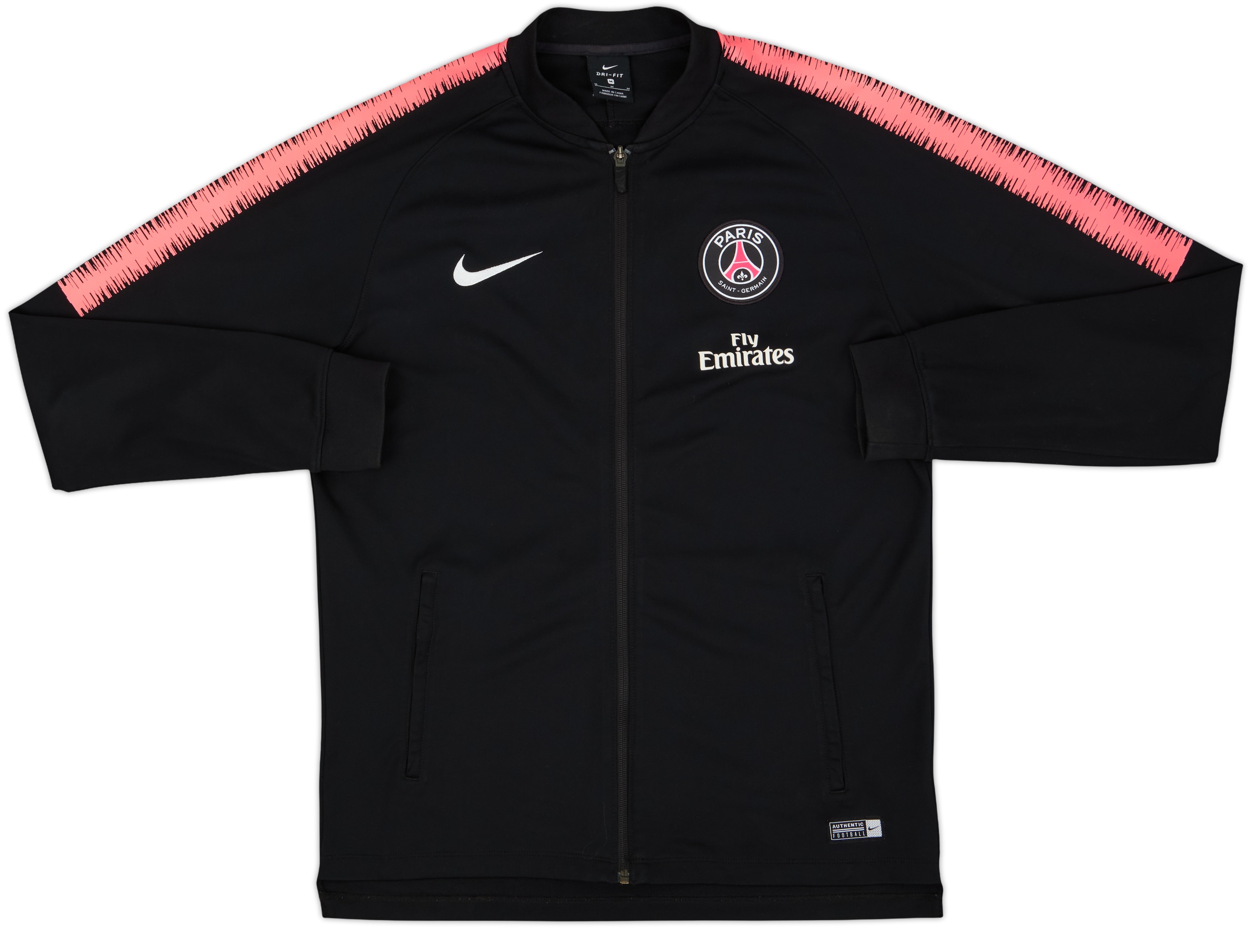 2018-19 Paris Saint-Germain Nike Track Jacket - 8/10 - (M)
