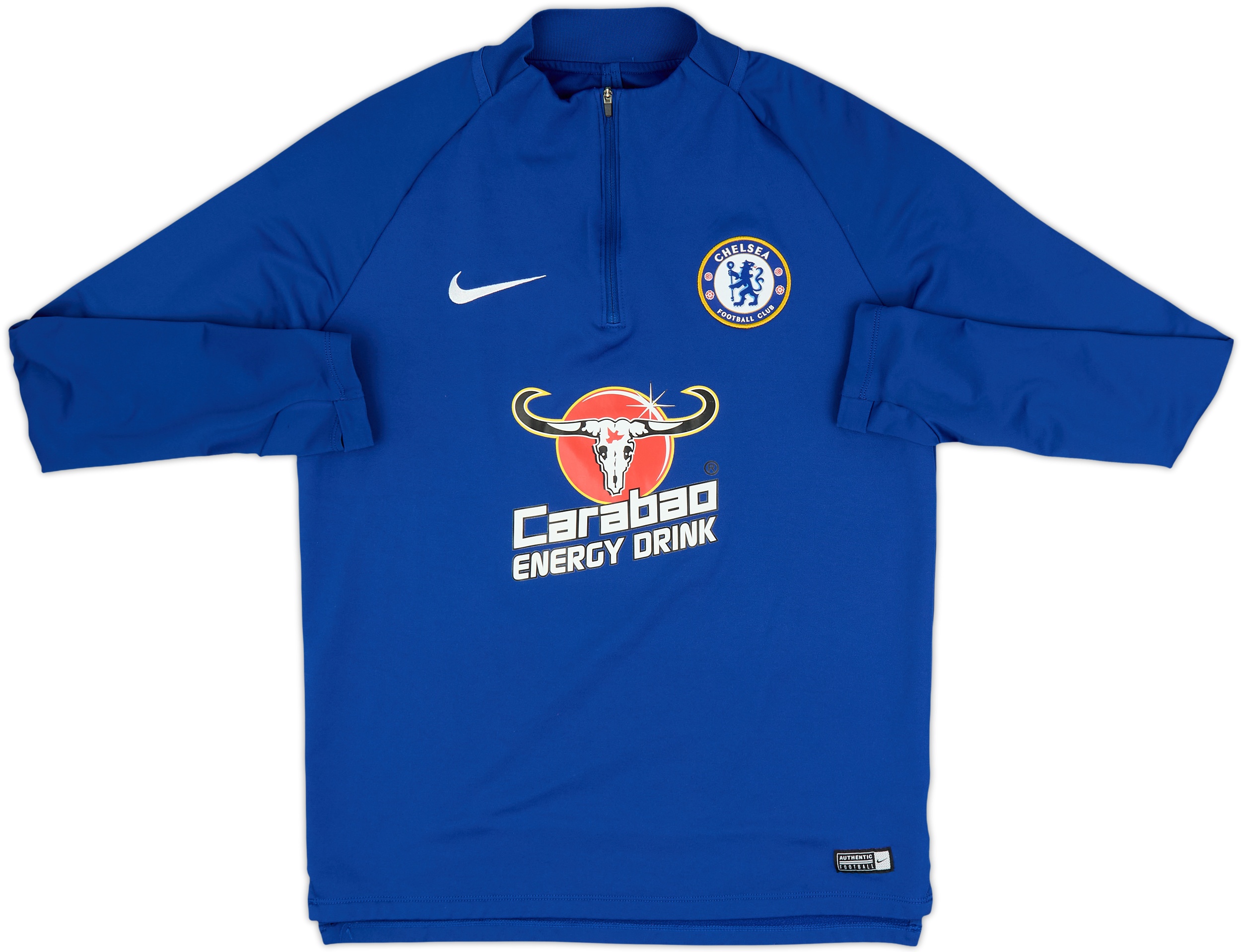 2017-18 Chelsea Nike 1/4 Zip Training Top - 8/10 - (M)