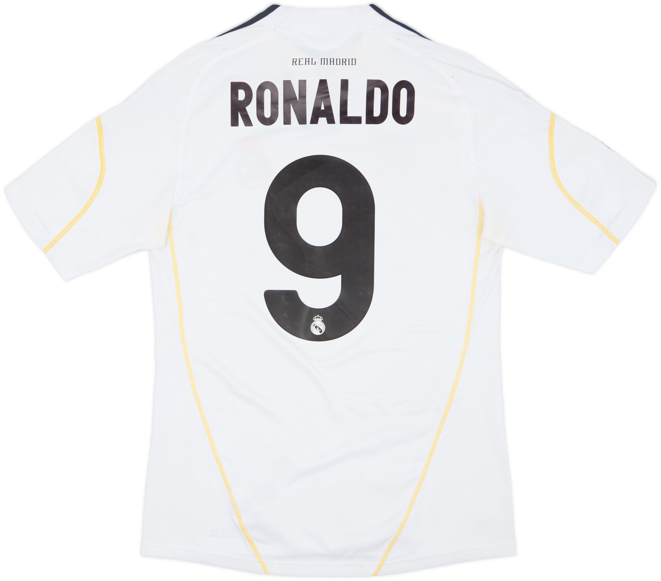 2009-10 Real Madrid Home Shirt Ronaldo #9 - 7/10 - (S)