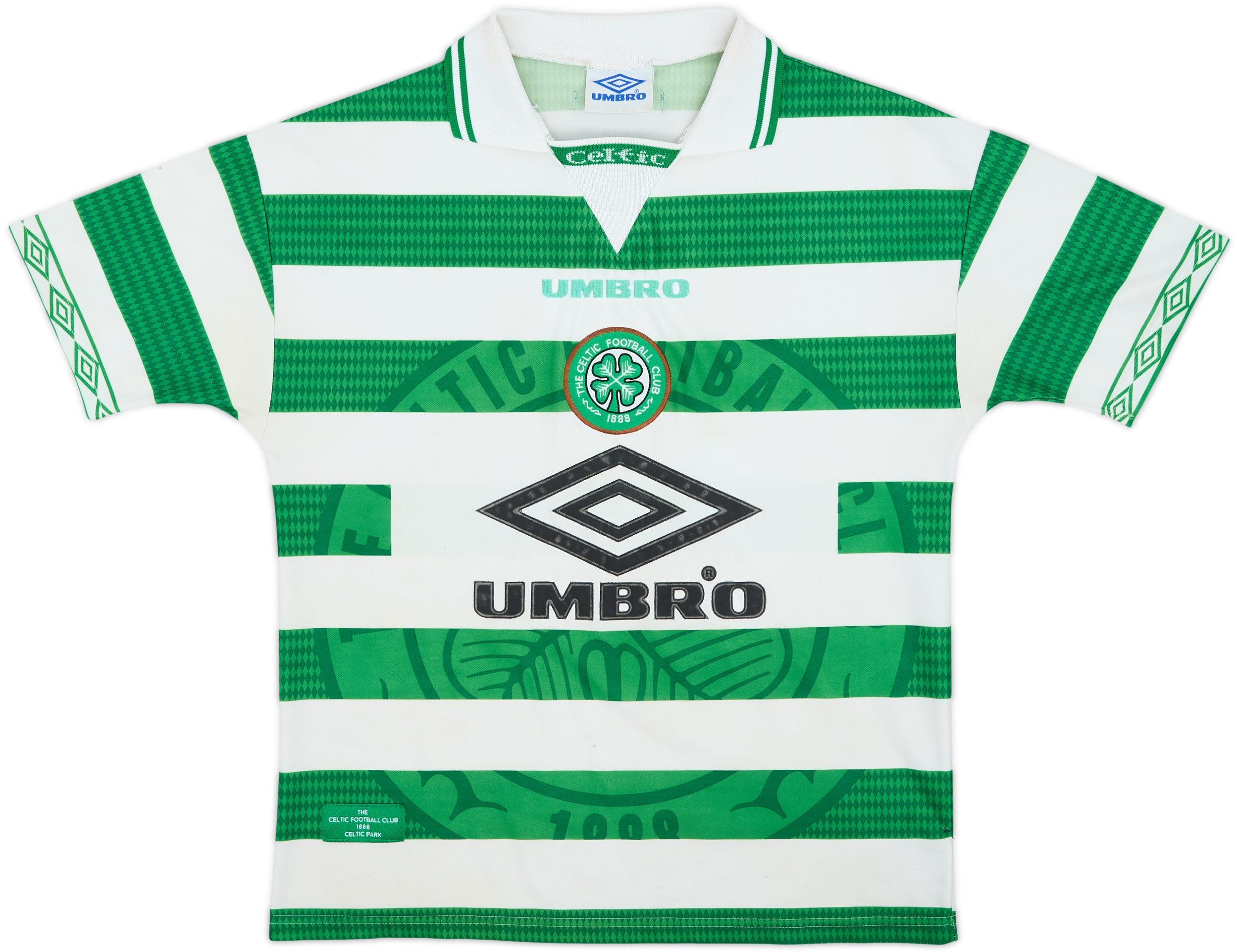 ウェア 97-99 UMBRO Celtic FC  Shirt 1997-99 Celtic Home Shirt - 4/10 - (M)