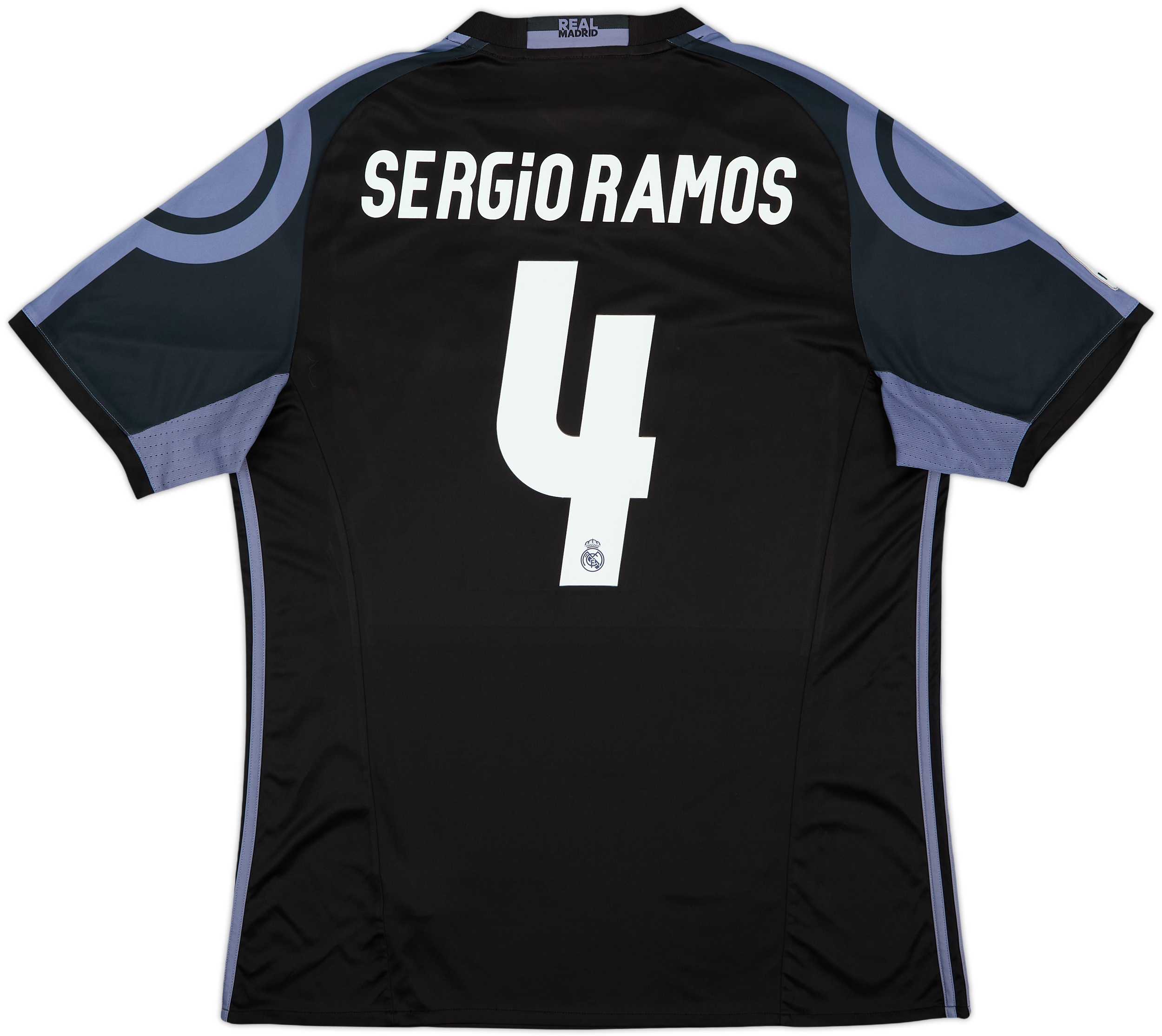2016-17 Real Madrid Third Shirt Sergio Ramos #4 - 9/10 - (XL)