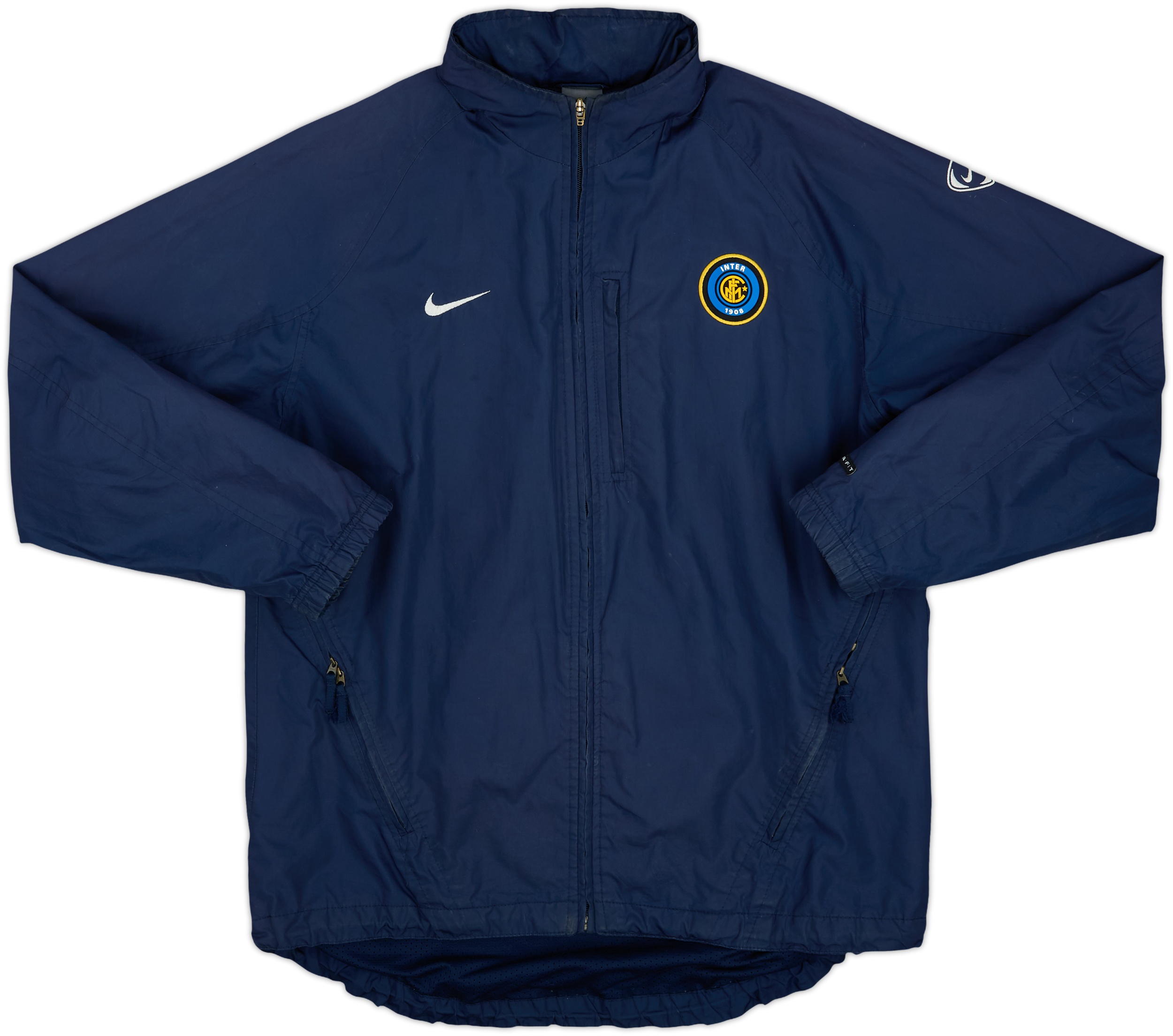 2003-04 Inter Milan Nike Hooded Rain Jacket - 7/10 - (M)