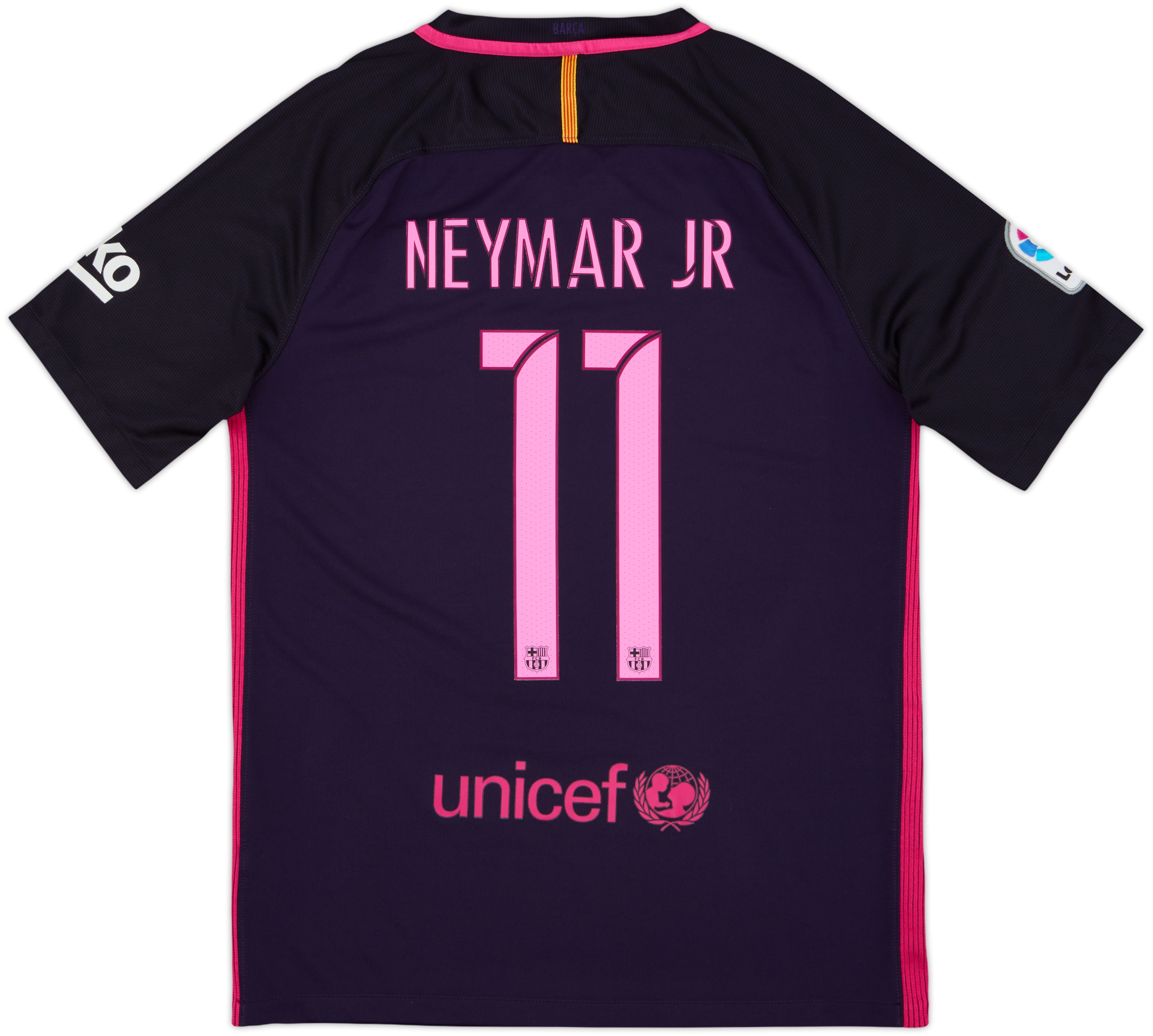 NEYMAR JR 11番 バルセロナ 長袖 シャツ FC Barcelona Home Shirt 2016/17 – Neymar Jr – Size Extra Large