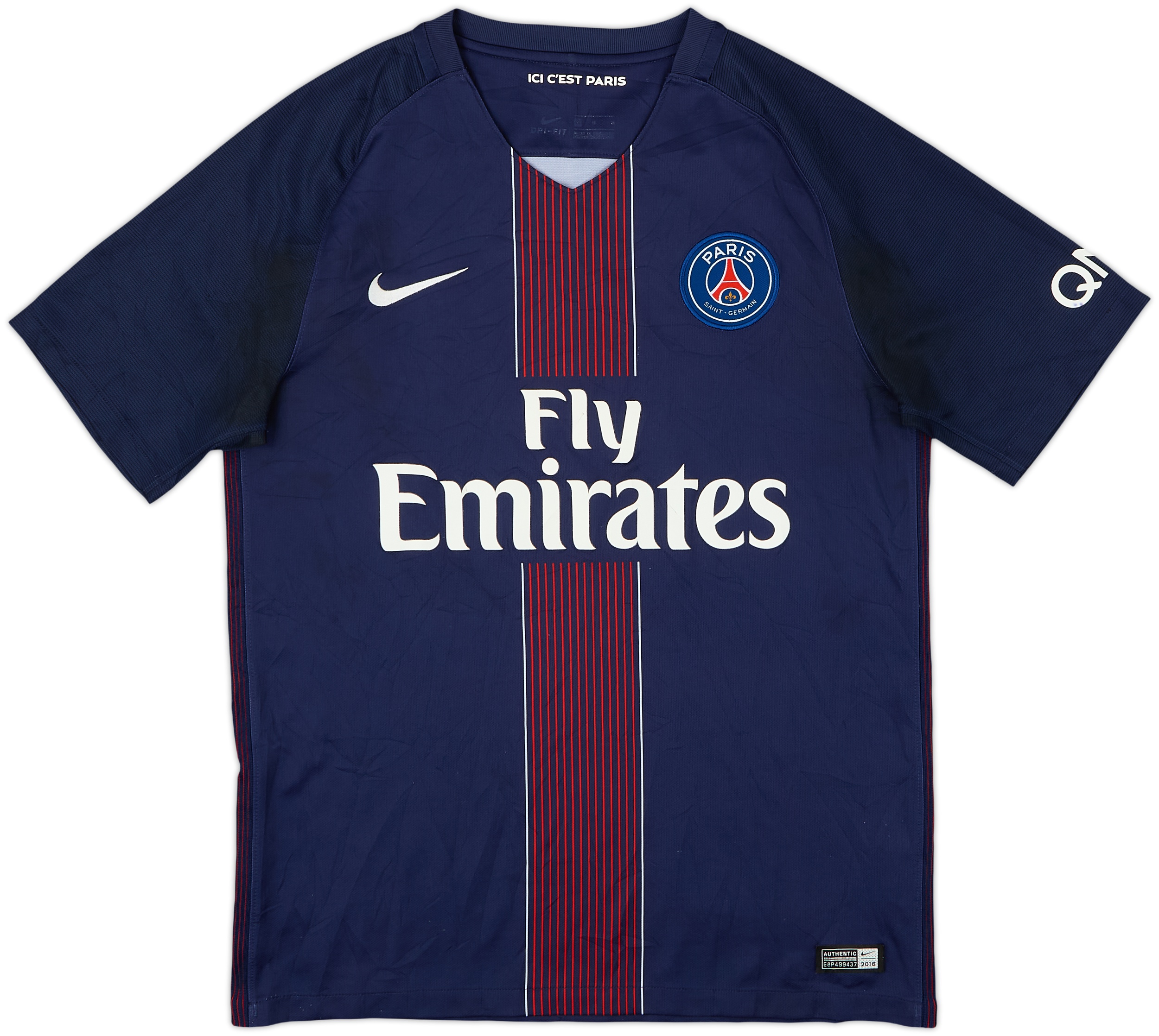 2016-17 Paris Saint-Germain Home Shirt - 6/10 - (M)