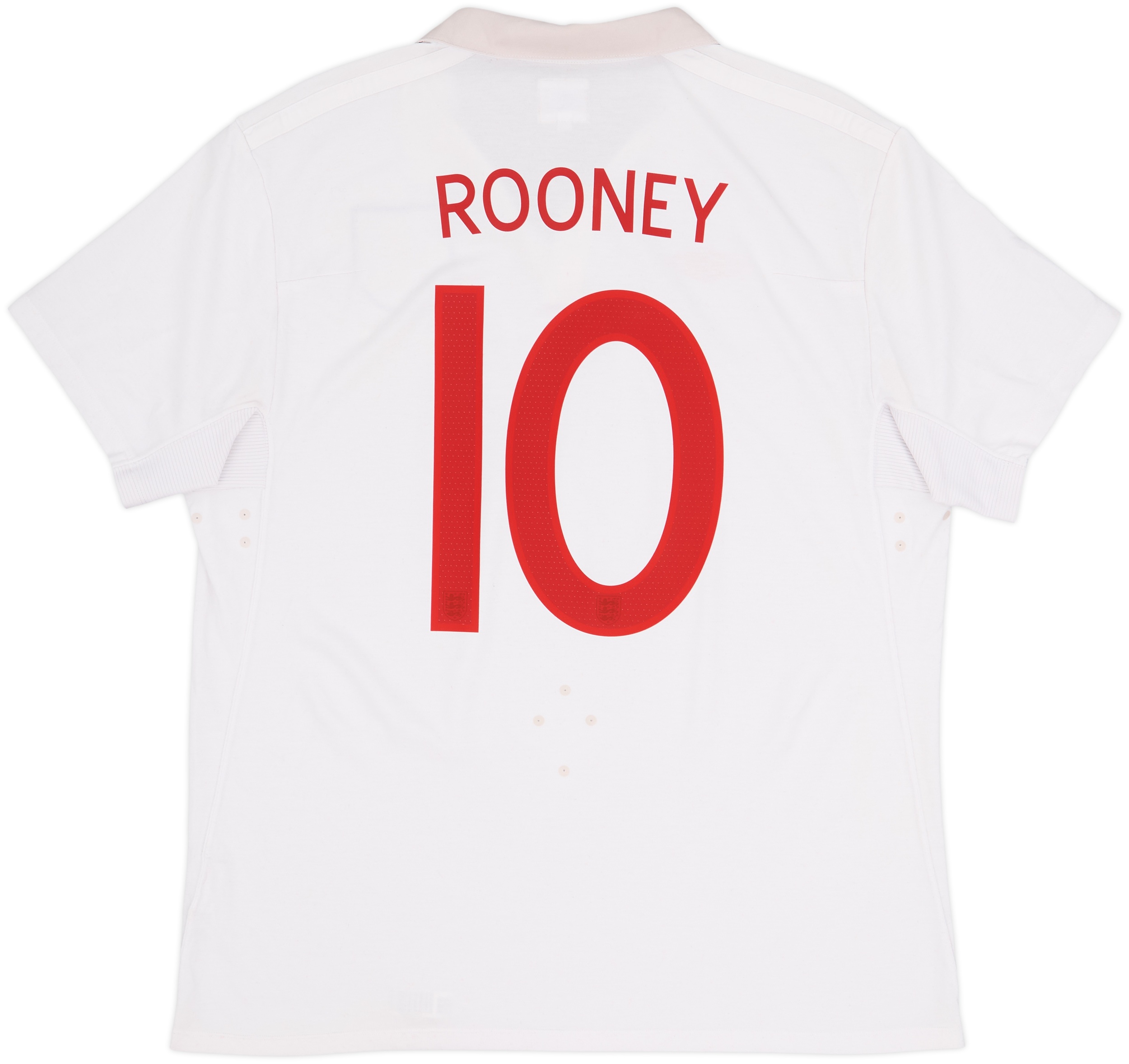 Maillot De Foot Angleterre Domicile 2007/2009 – Umbro – #9 Rooney – Taille XL