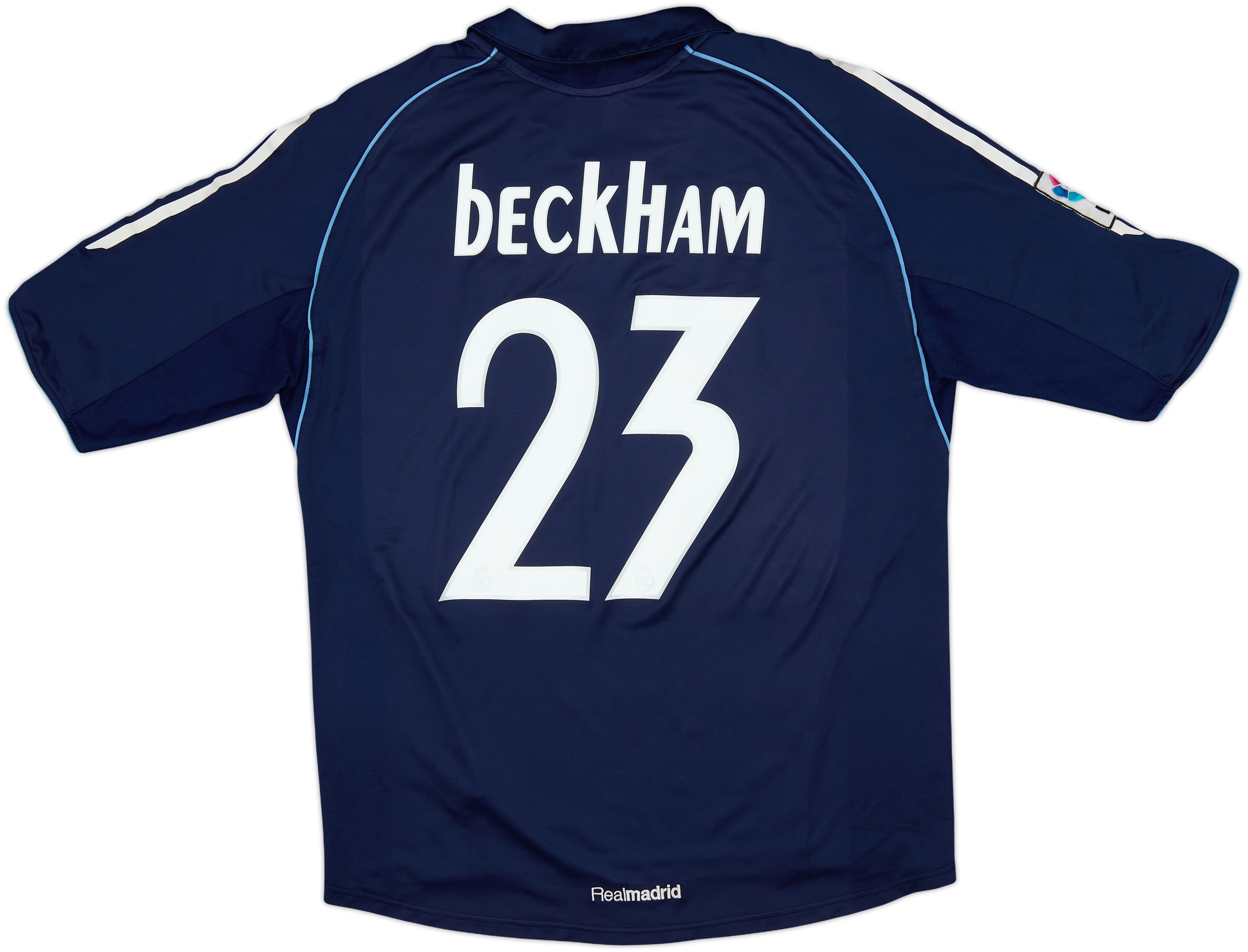 2005-06 Real Madrid Away Shirt Beckham #23 - 8/10 - (L)