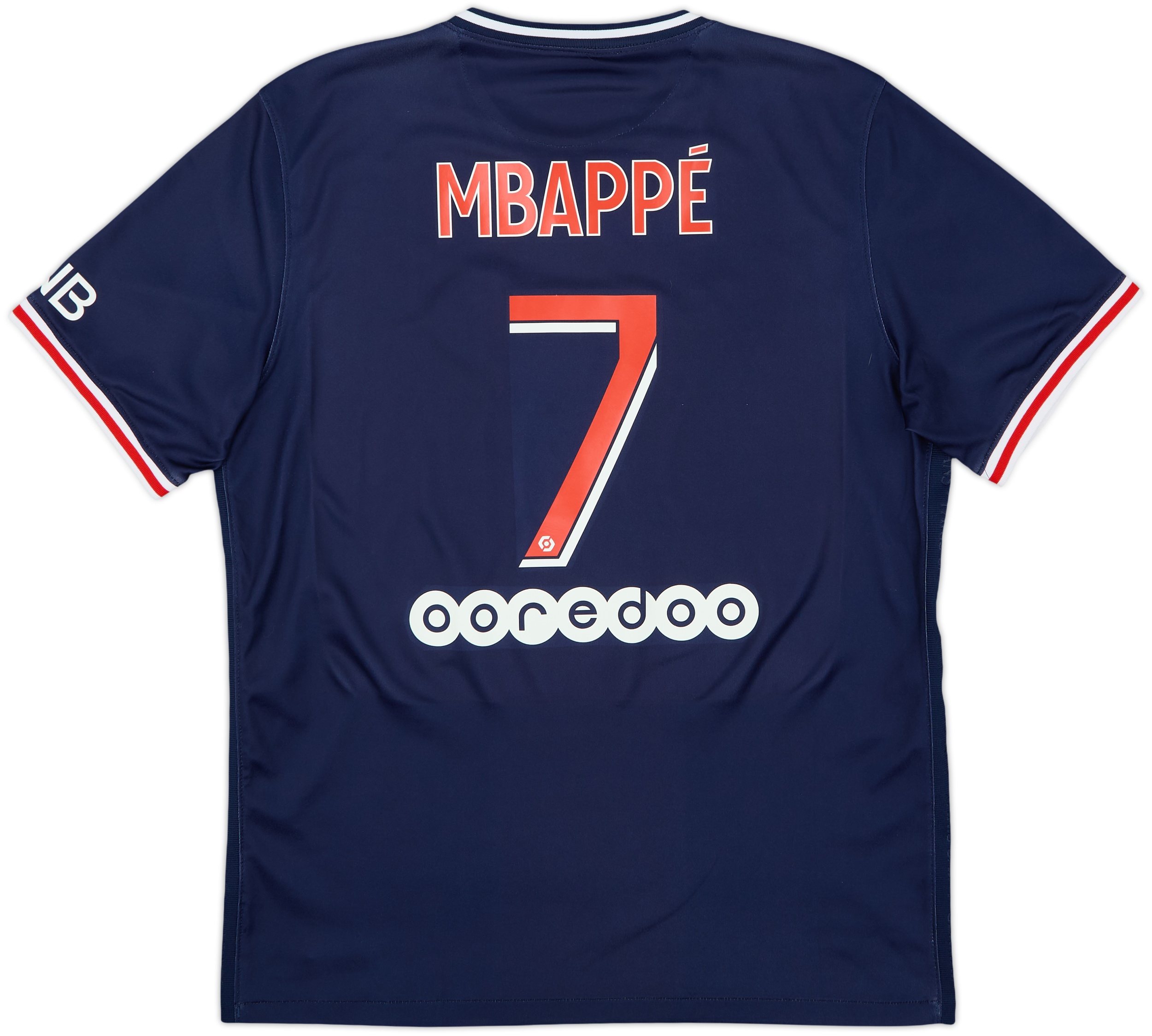 2020-21 Paris Saint-Germain Home Shirt Mbappe #7 - 8/10 - (L)