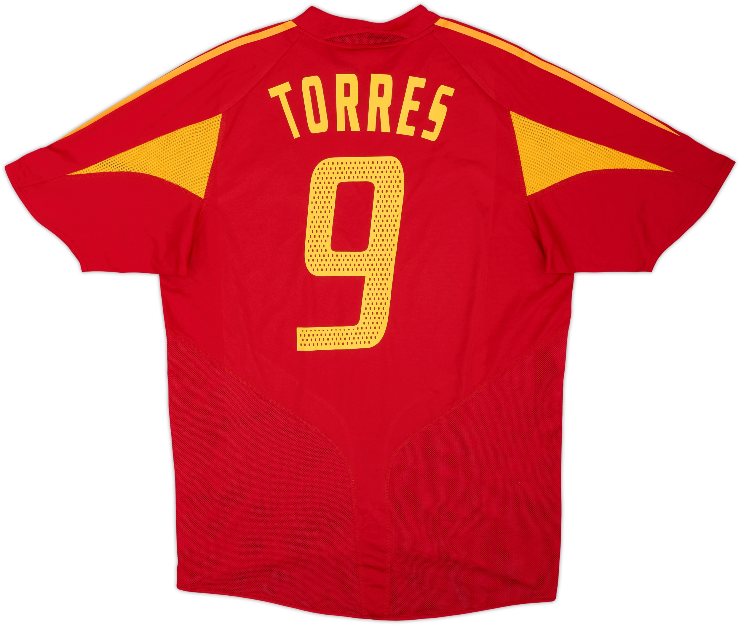 2004-06 Spain Home Shirt Torres #9 - 8/10 - (L)