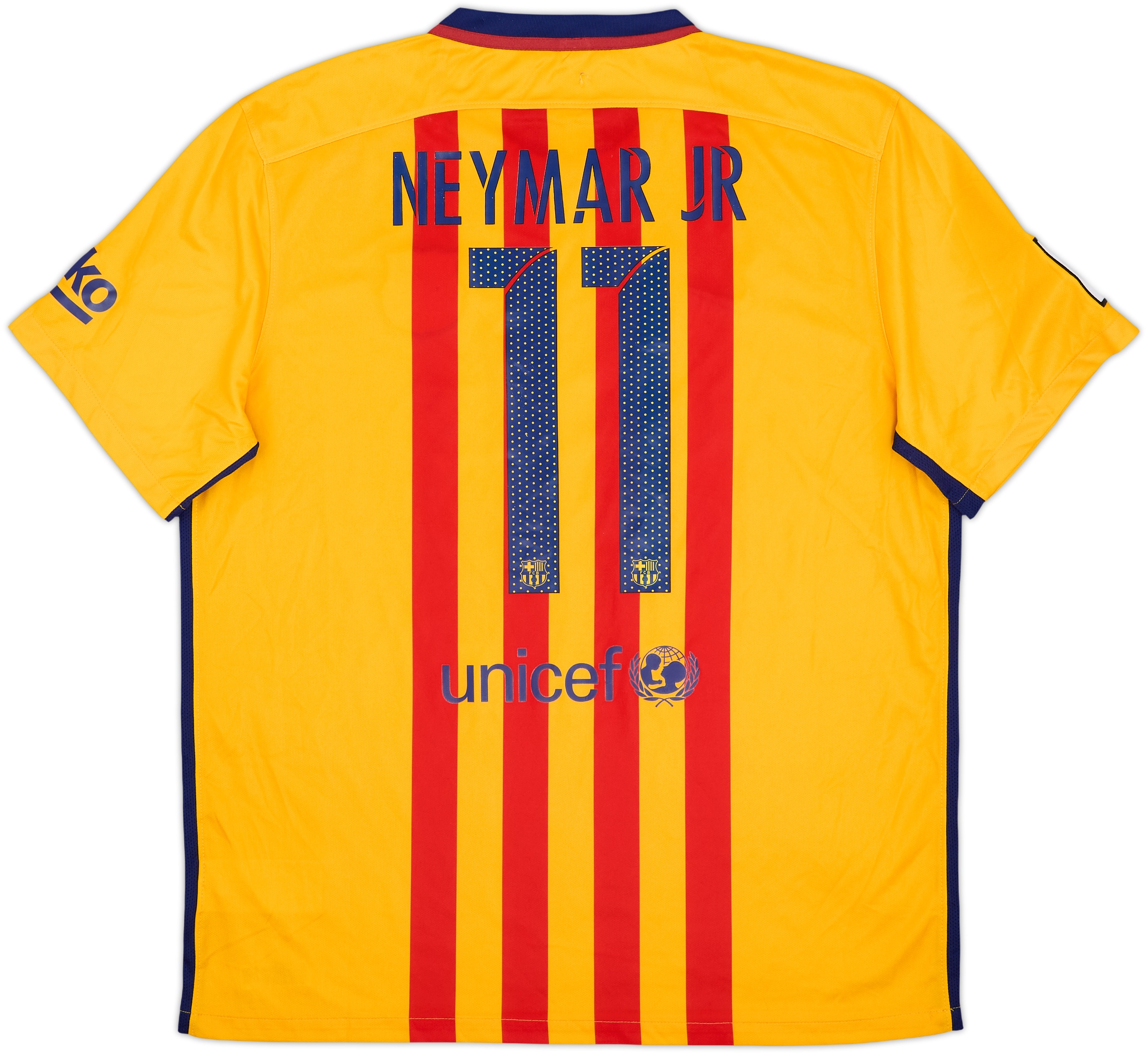 NEYMAR JR 11 バルセロナ 長袖 シャツ FC Barcelona Home Shirt 2016/17 – Neymar Jr – Size Extra Large