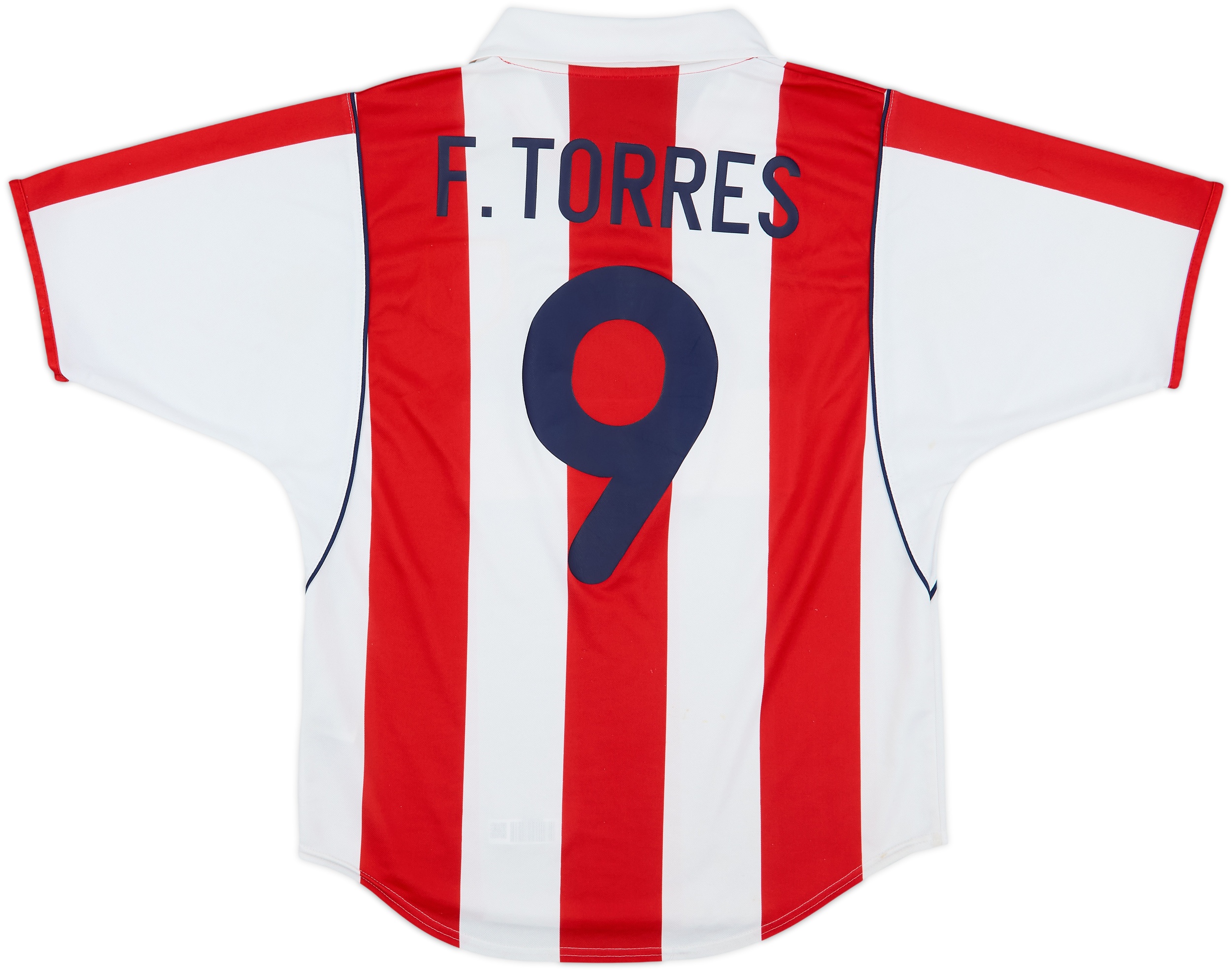 2001-02 Atletico Madrid Home Shirt F.Torres #9 - 5/10 - (M)
