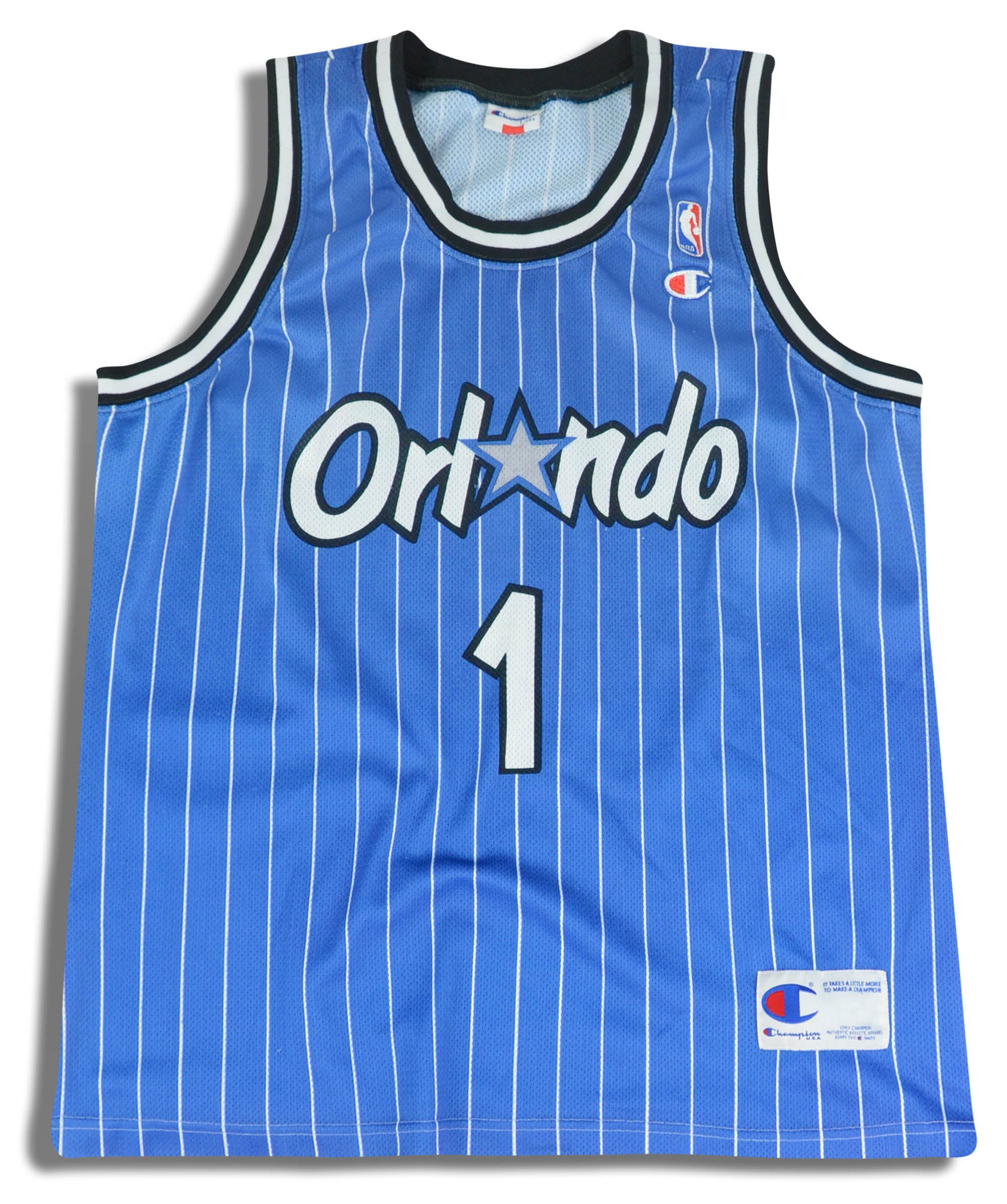 1994-98 Orlando Magic Hardaway #1 Champion Jersey (Away) XXL