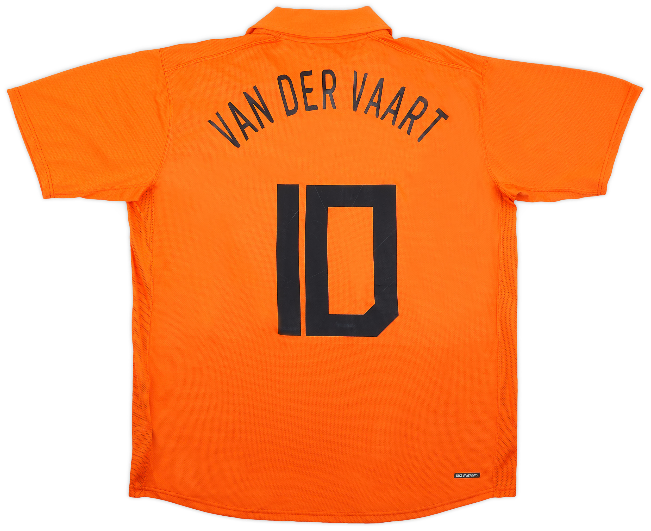 VAN DER VAART 背番号23 シャツ オレンジ ネイビー