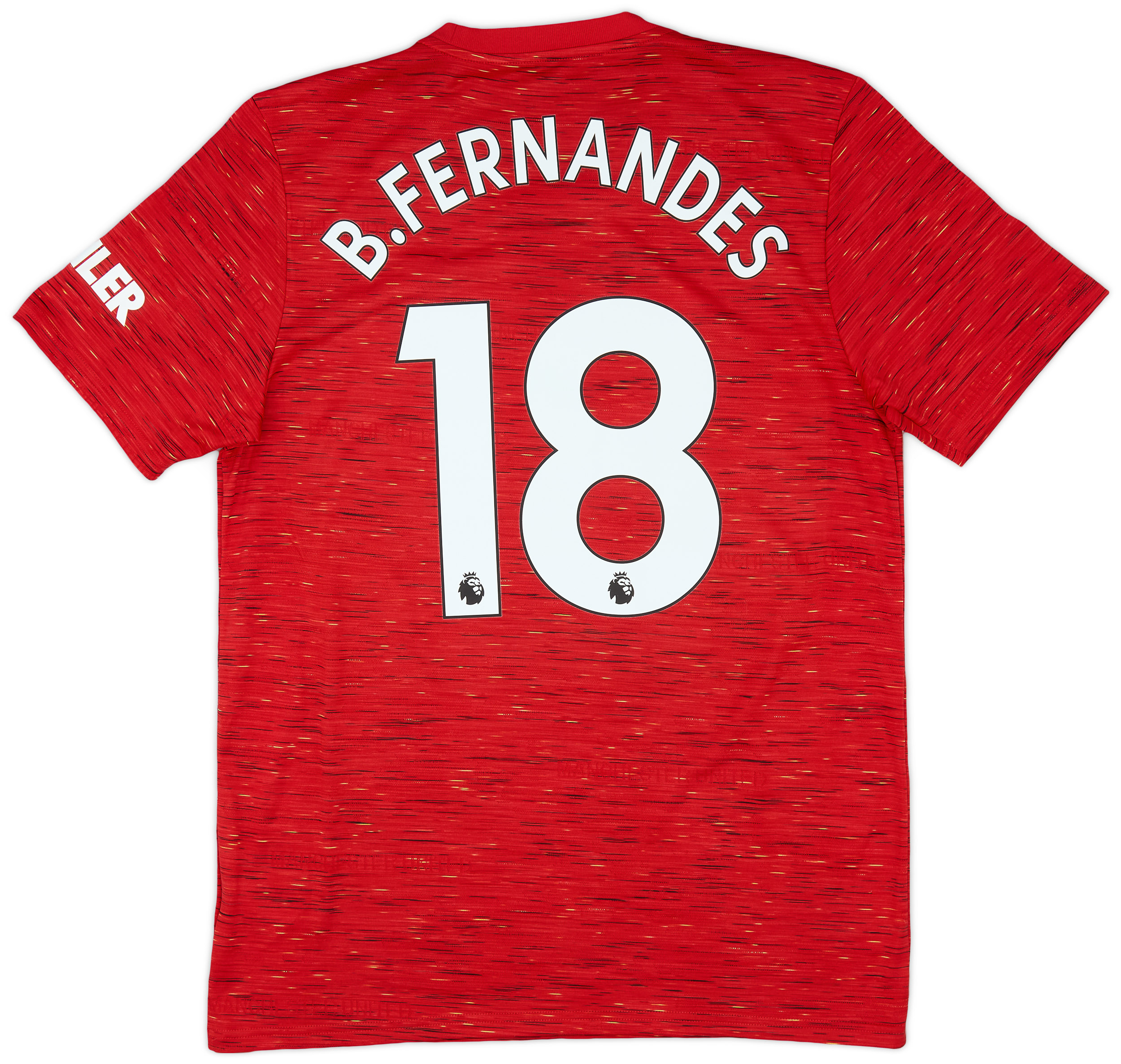 2020-21 Manchester United Home Shirt B.Fernandes #18 - 9/10 - (M)