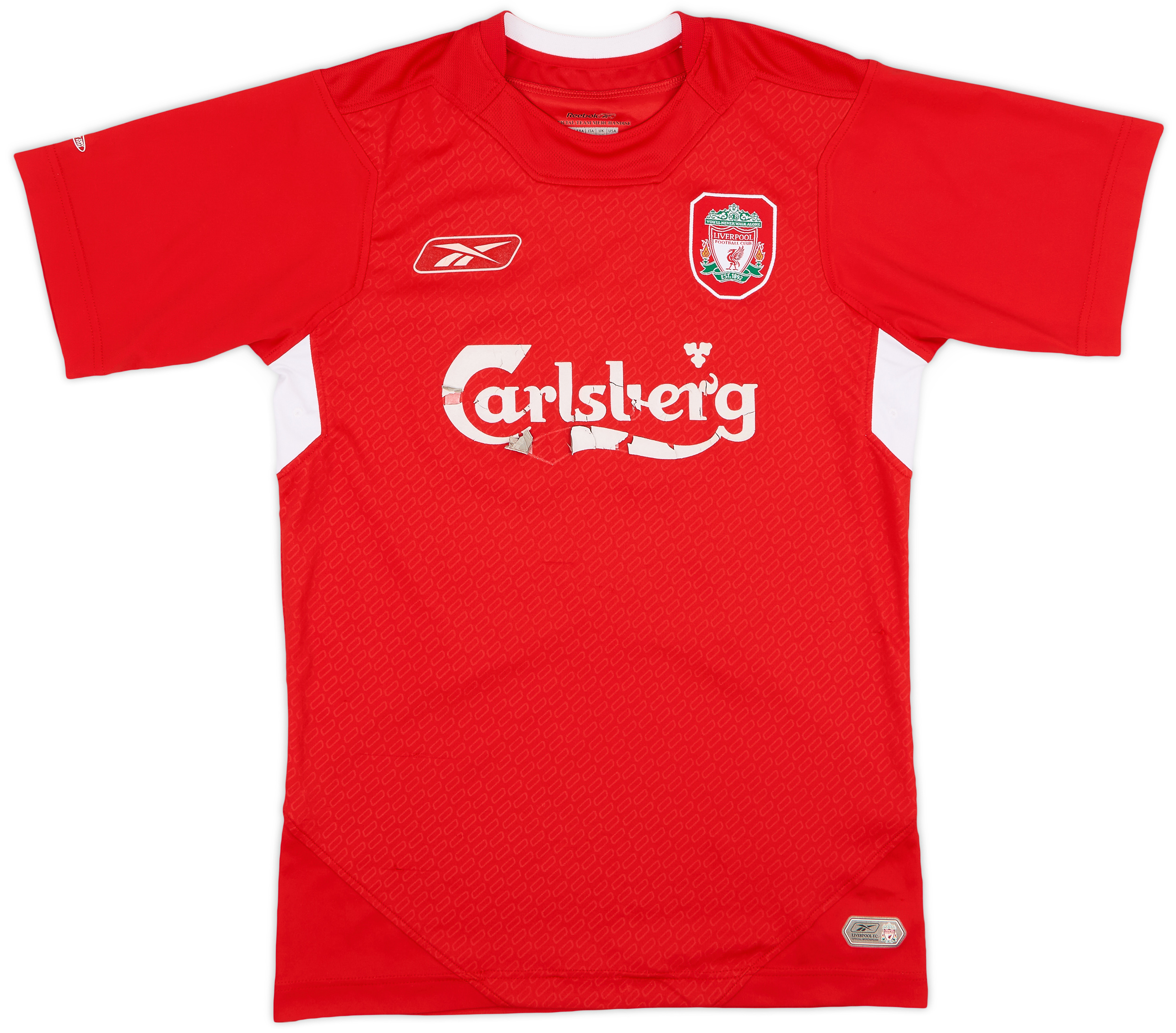 2004-06 Liverpool Home Shirt Carragher #23 - 4/10 - (XS)