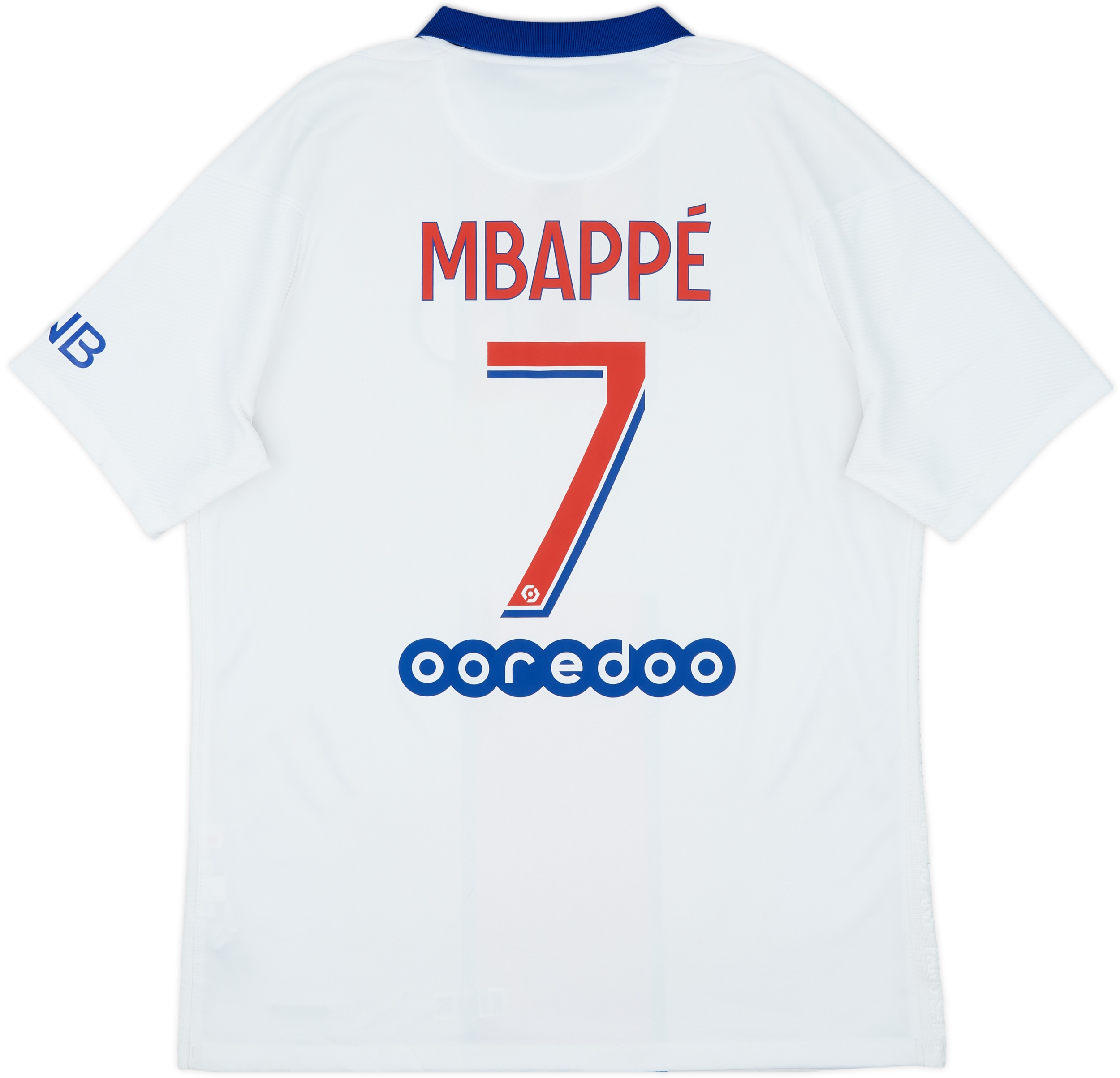 2020/21 PSG Home Jersey #7 Mbappe Small Nike Paris Saint