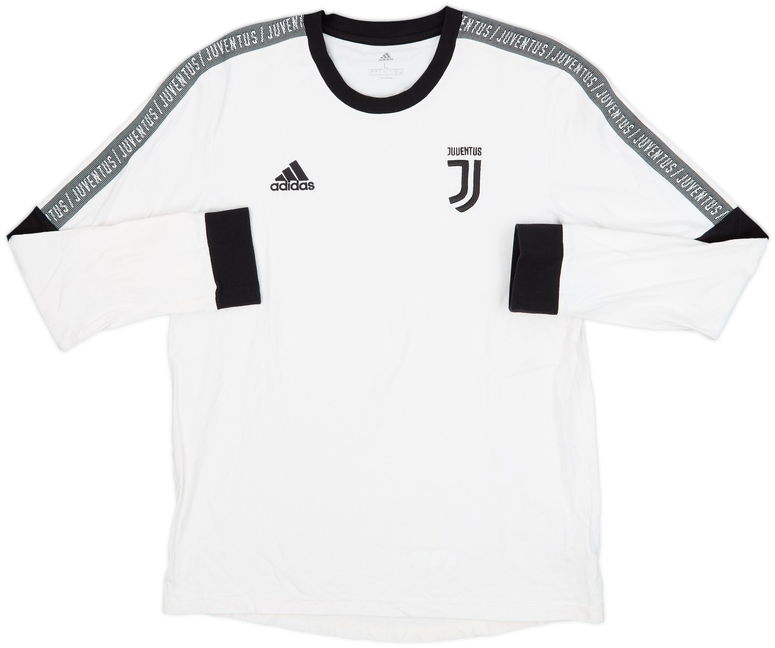 Juventus サッカージャージ 黒白ストライプ Juventus Soccer black technical training tracksuit 2019/20