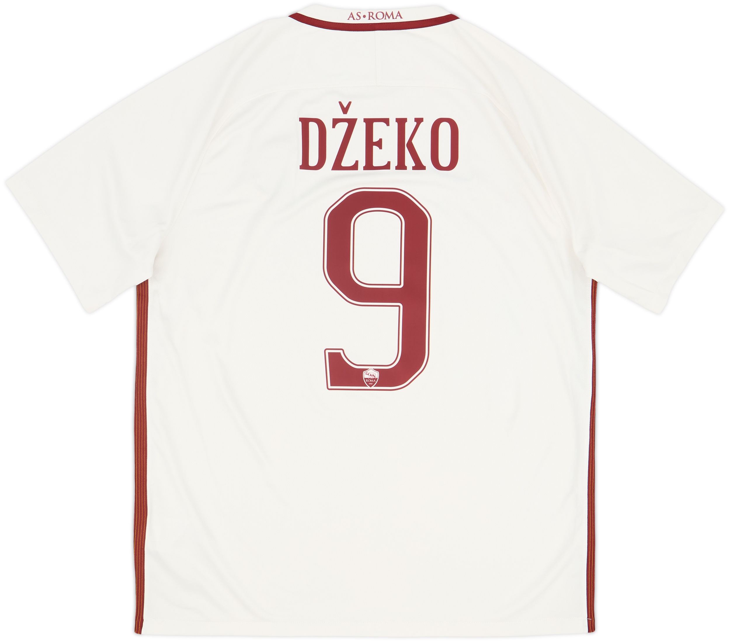 2016-17 Roma Away Shirt Dzeko #9 - 8/10 - (XL)