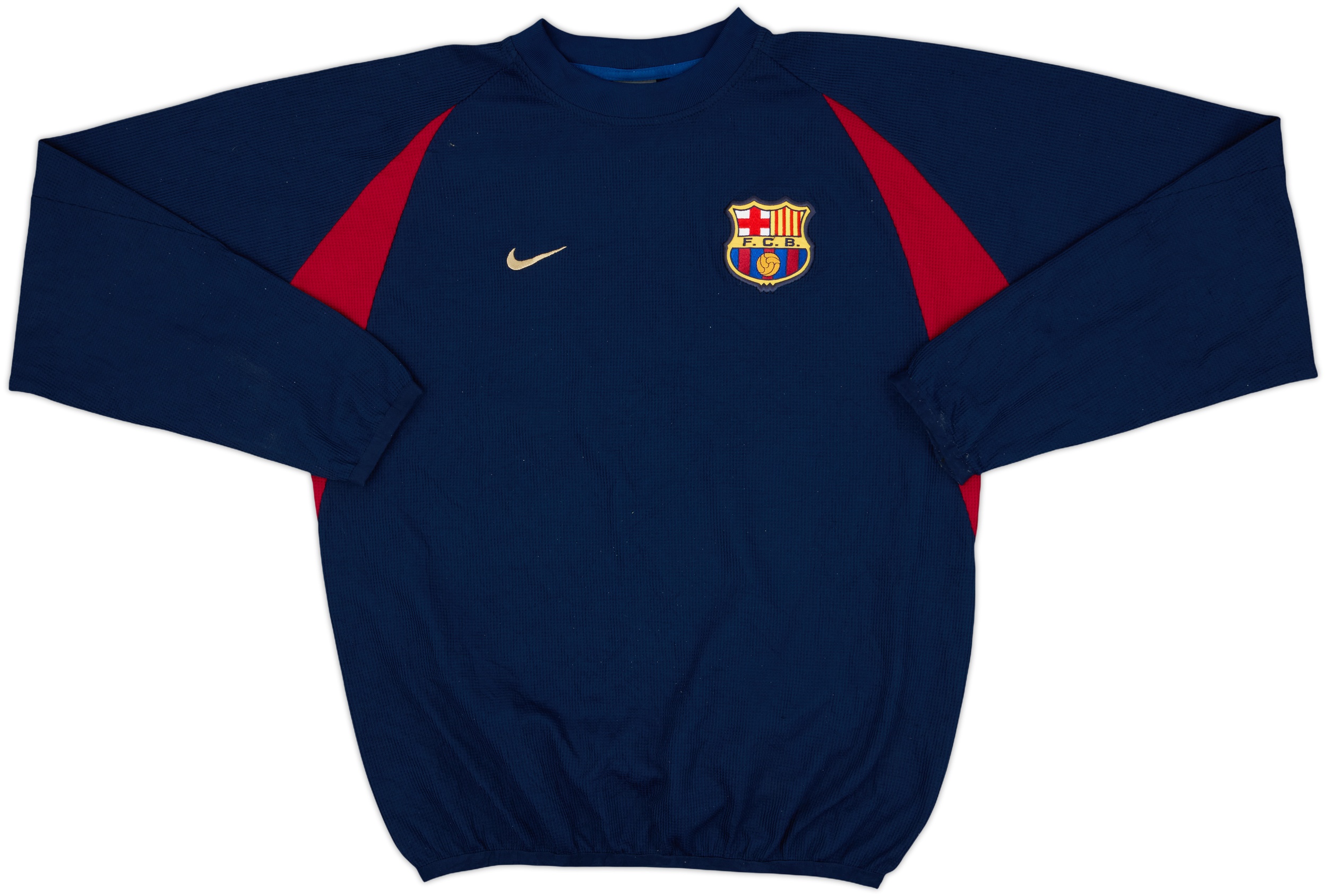 2002-03 Barcelona Nike Drill Top - 8/10 - (S)
