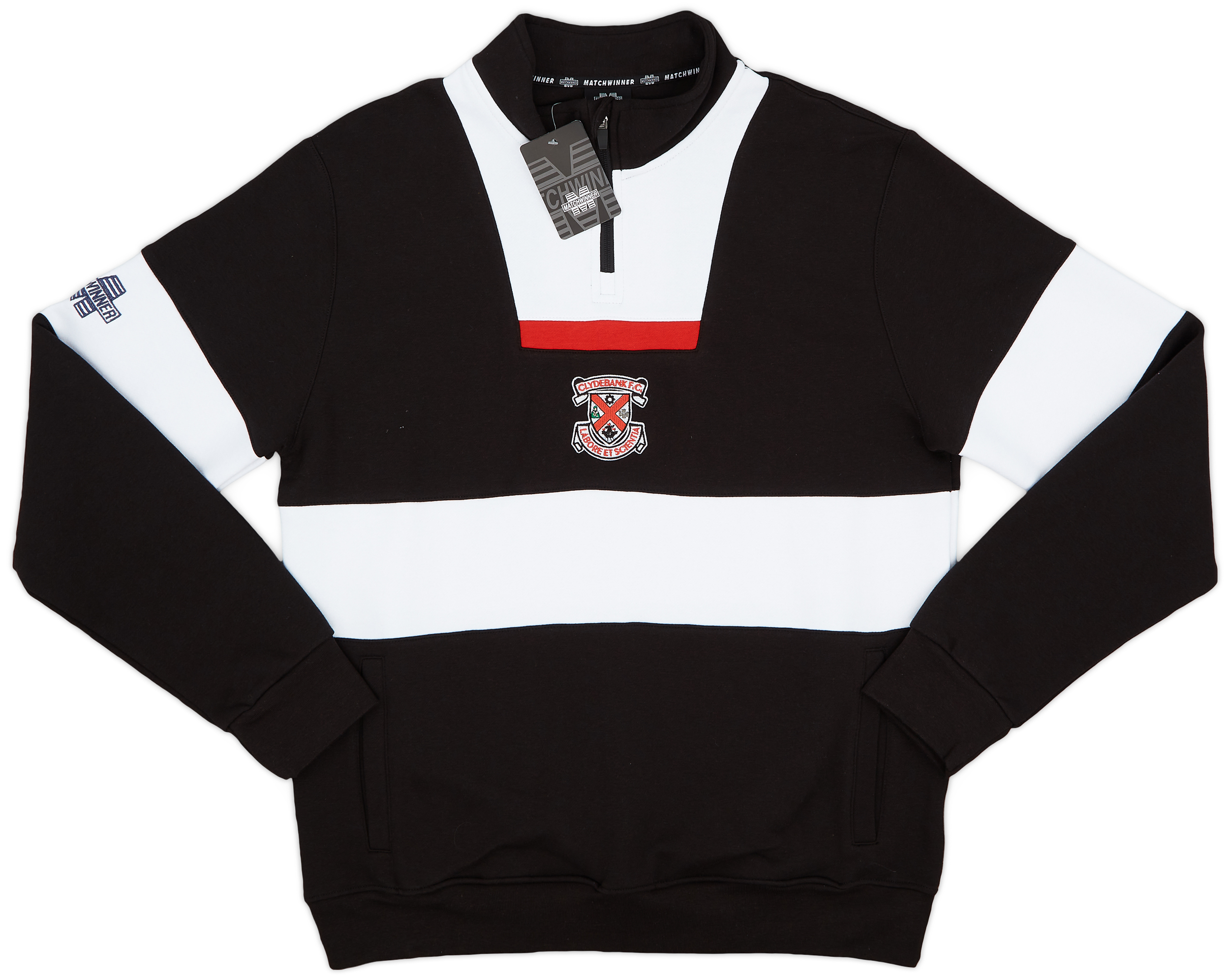1993-95 Clydebank Matchwinner Reissue 1/4 Zip Training Top