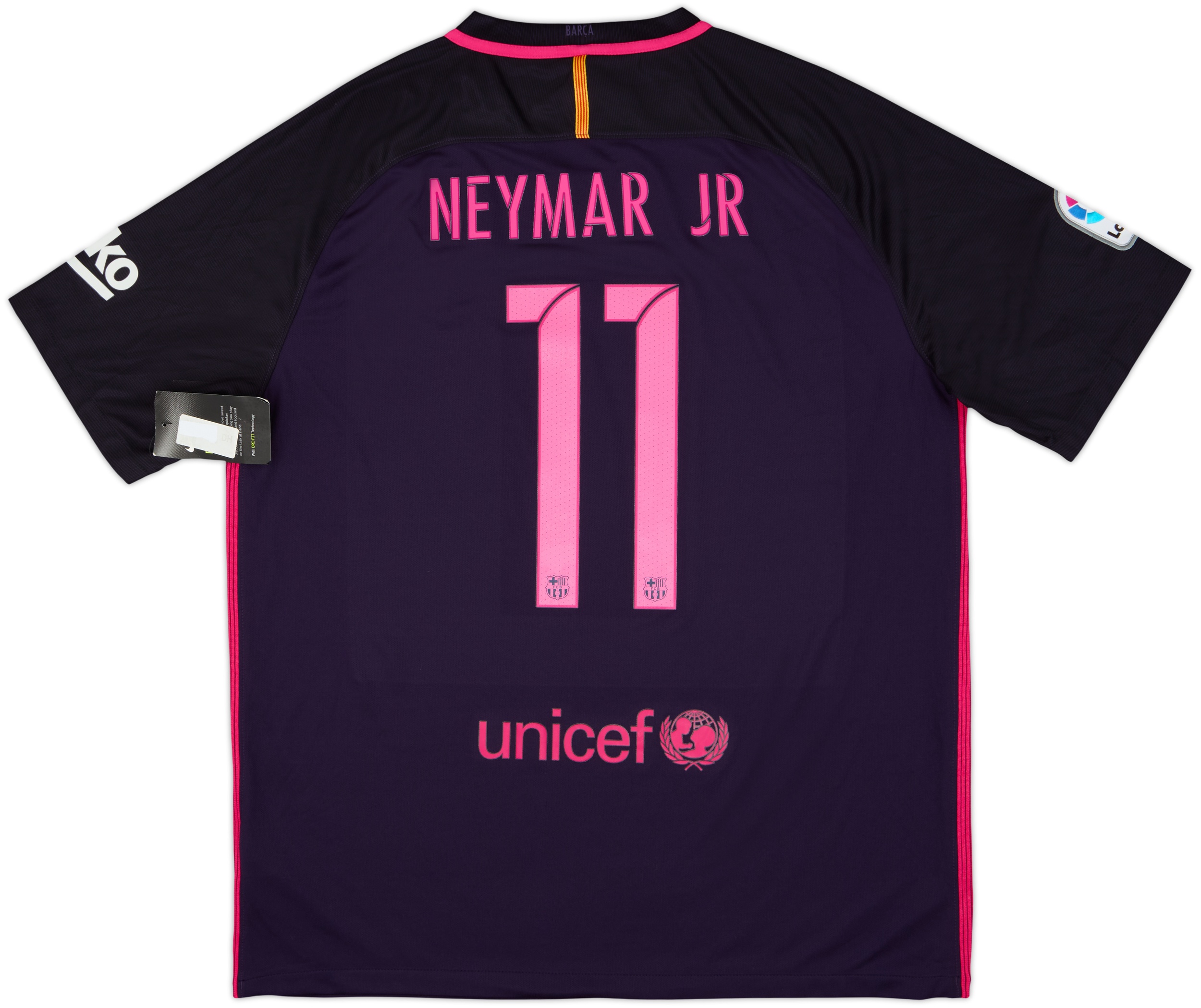 FC Barcelona NEYMAR JR 11 ユニフォーム 2016-17 Barcelona Away Shirt Neymar Jr #11 (XL)