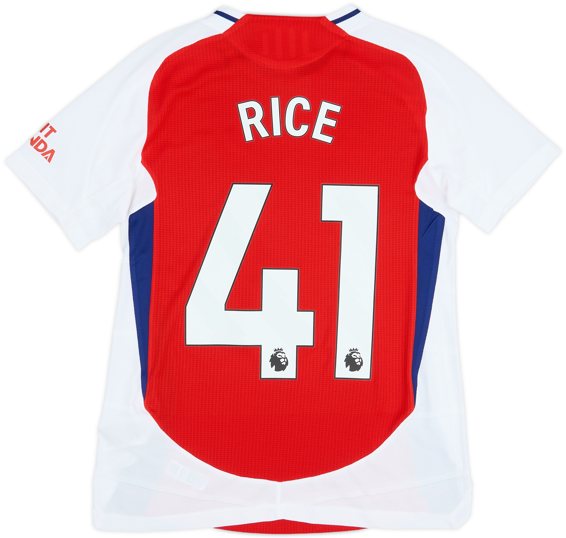2024-25 Arsenal Authentic Home Shirt Rice #41 (Women's S)