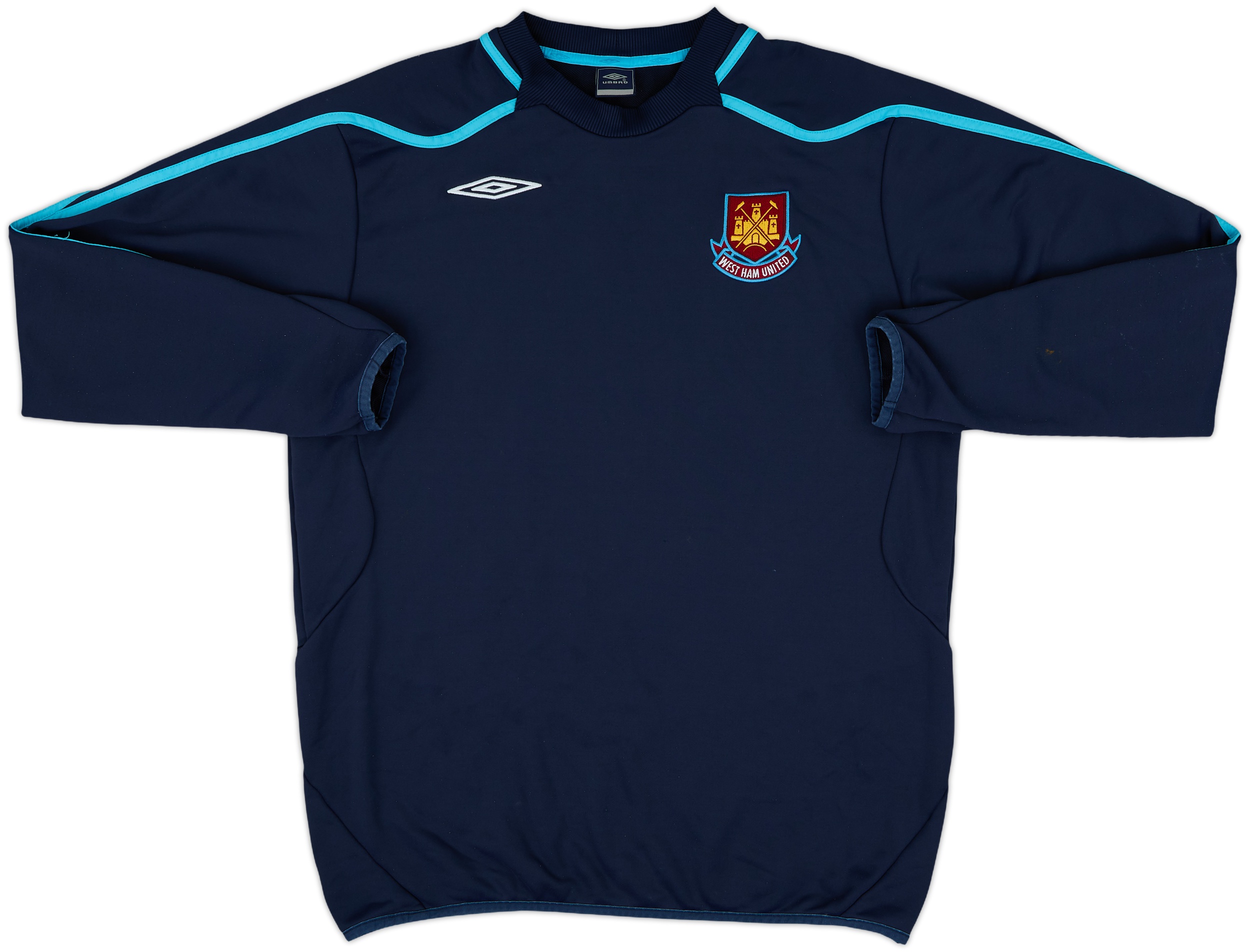 2009-10 West Ham Umbro Sweat Top - 7/10 - (XL)