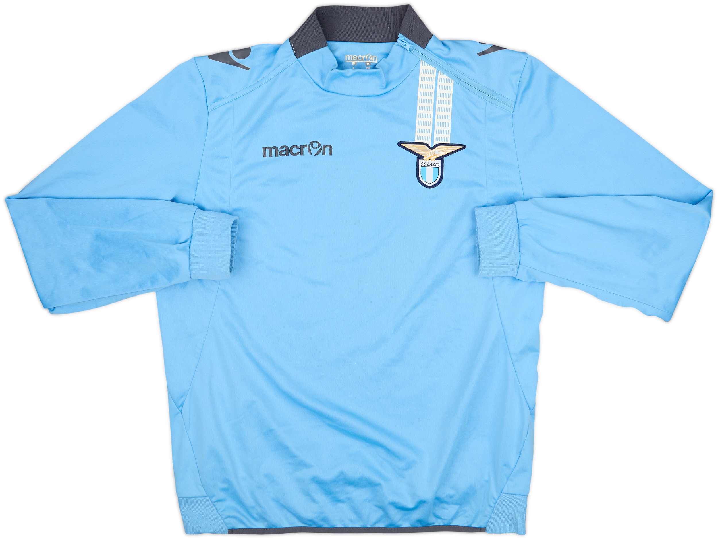 2014-15 Lazio Macron Track Jacket - 8/10 - (3XL)