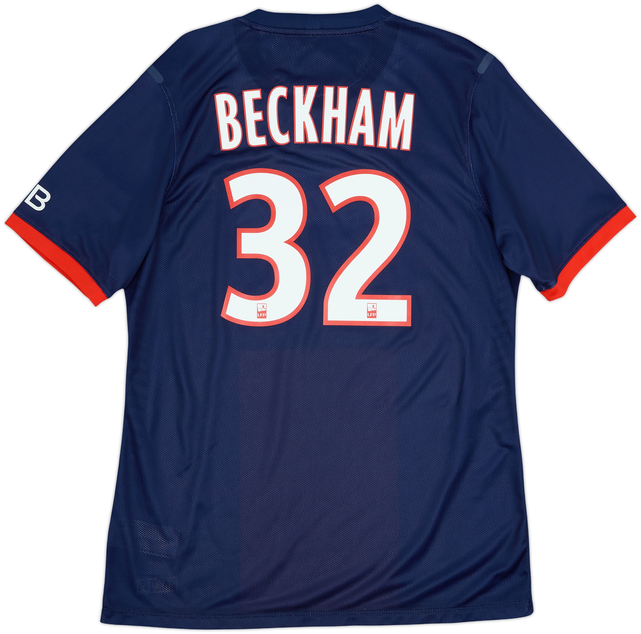 2013-14 Paris Saint-Germain Player Issue Home Shirt Beckham #32