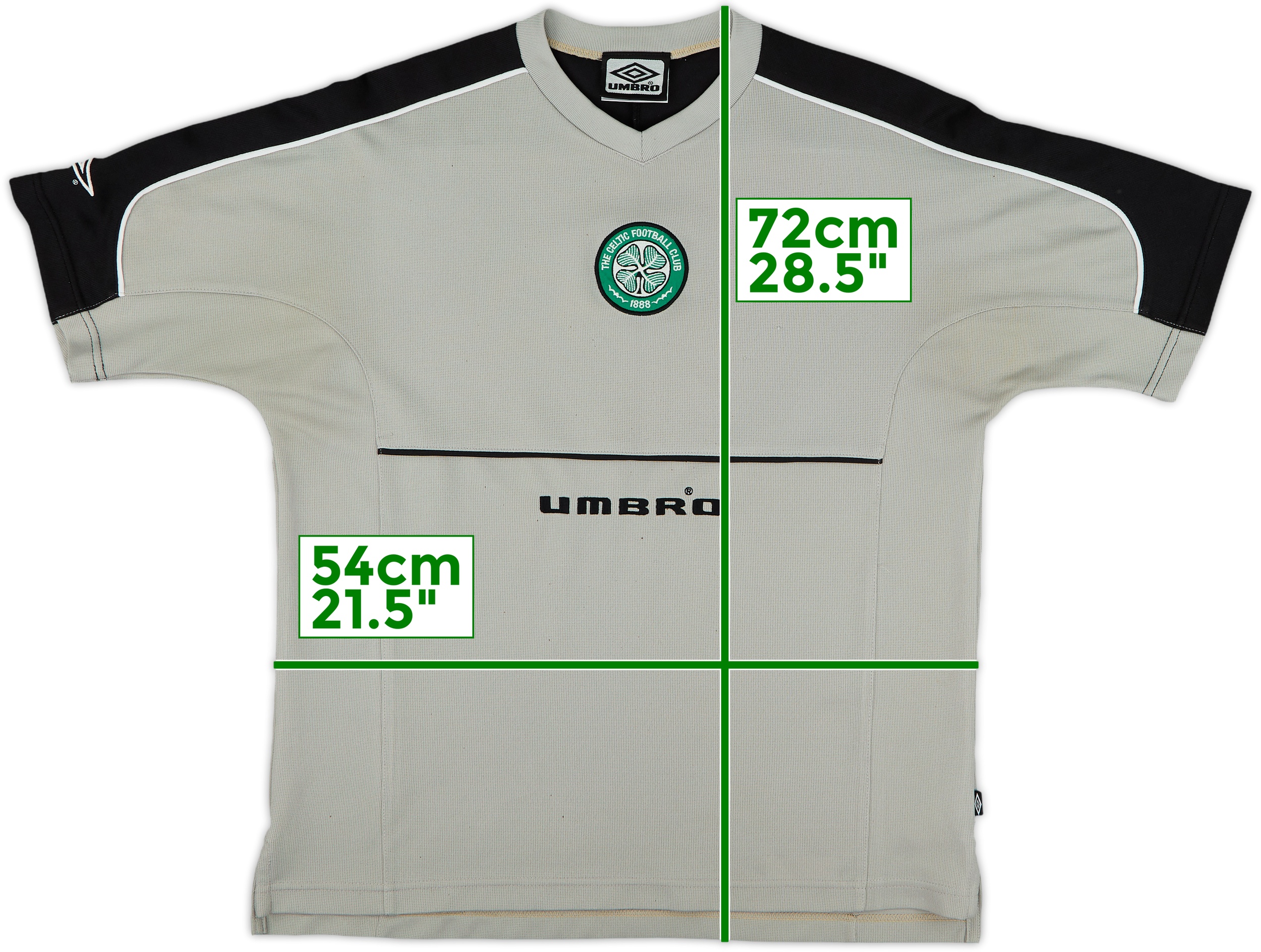 【新品未使用】UMBRO Celtic FC 02/03 away ユニフォーム セルティック Celtic 2003-2004 アウェイ＆GK ユニフォーム