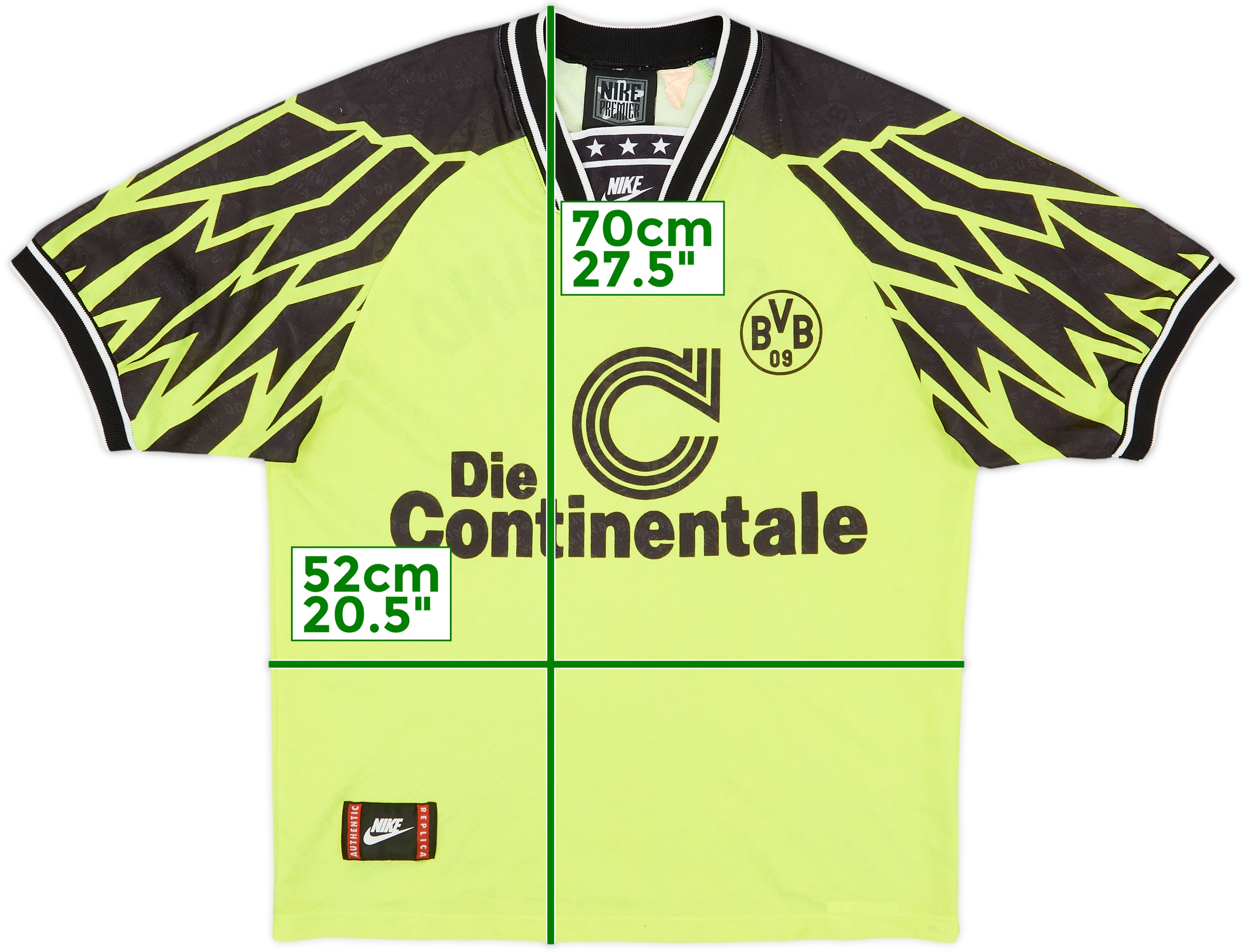 1994-95 Borussia Dortmund Home Shirt - 6/10 - (M)