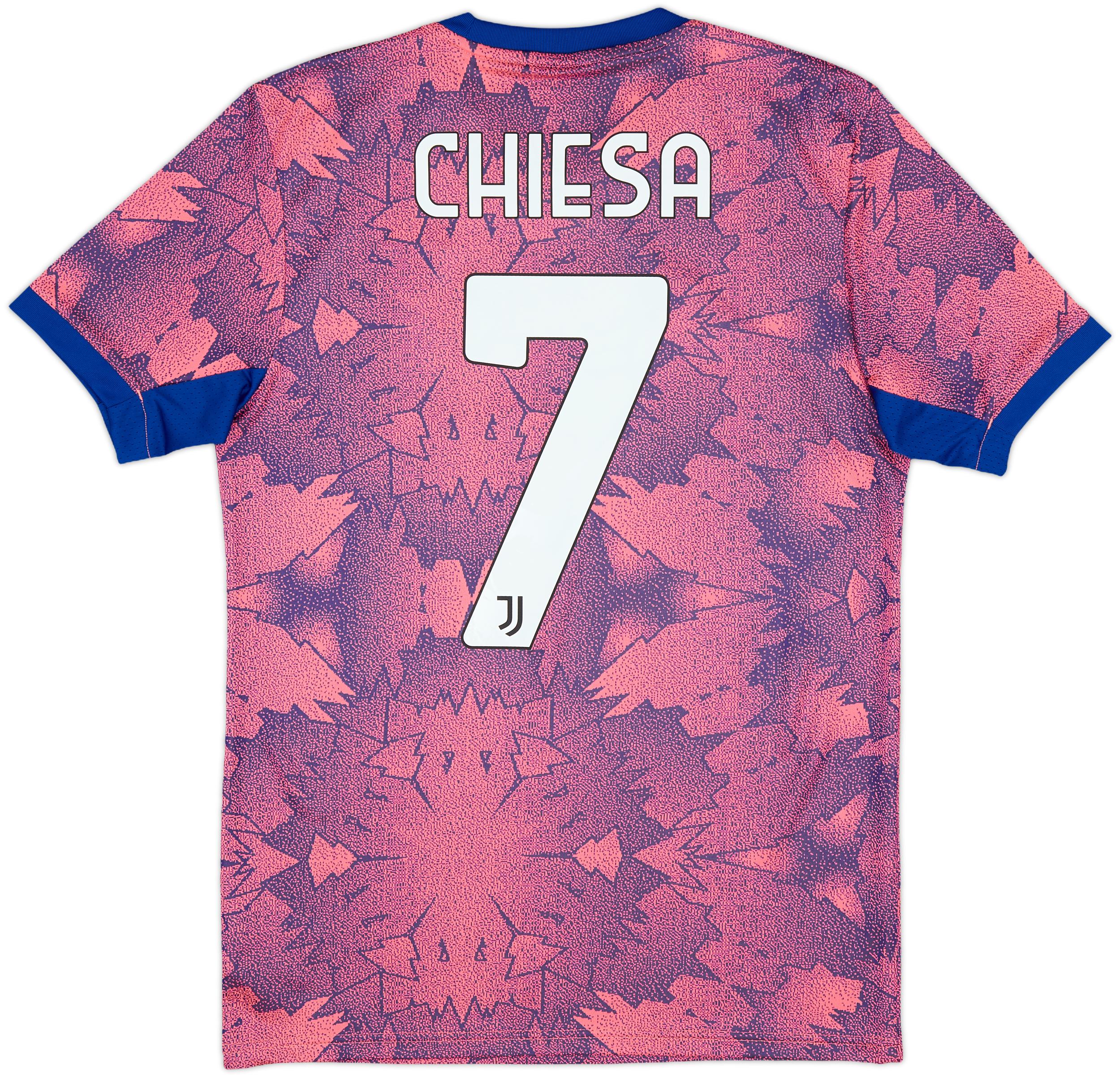 adidas Juventus Home Chiesa 22 Jersey 2021-2022 (Official