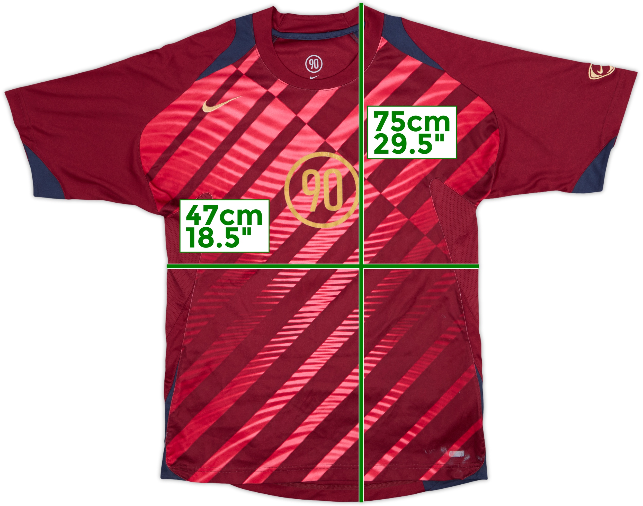 NIKE TOTAL90 ユニフォーム　Lサイズ NIKE TOTAL90 ユニフォーム Lサイズ - メルカリ