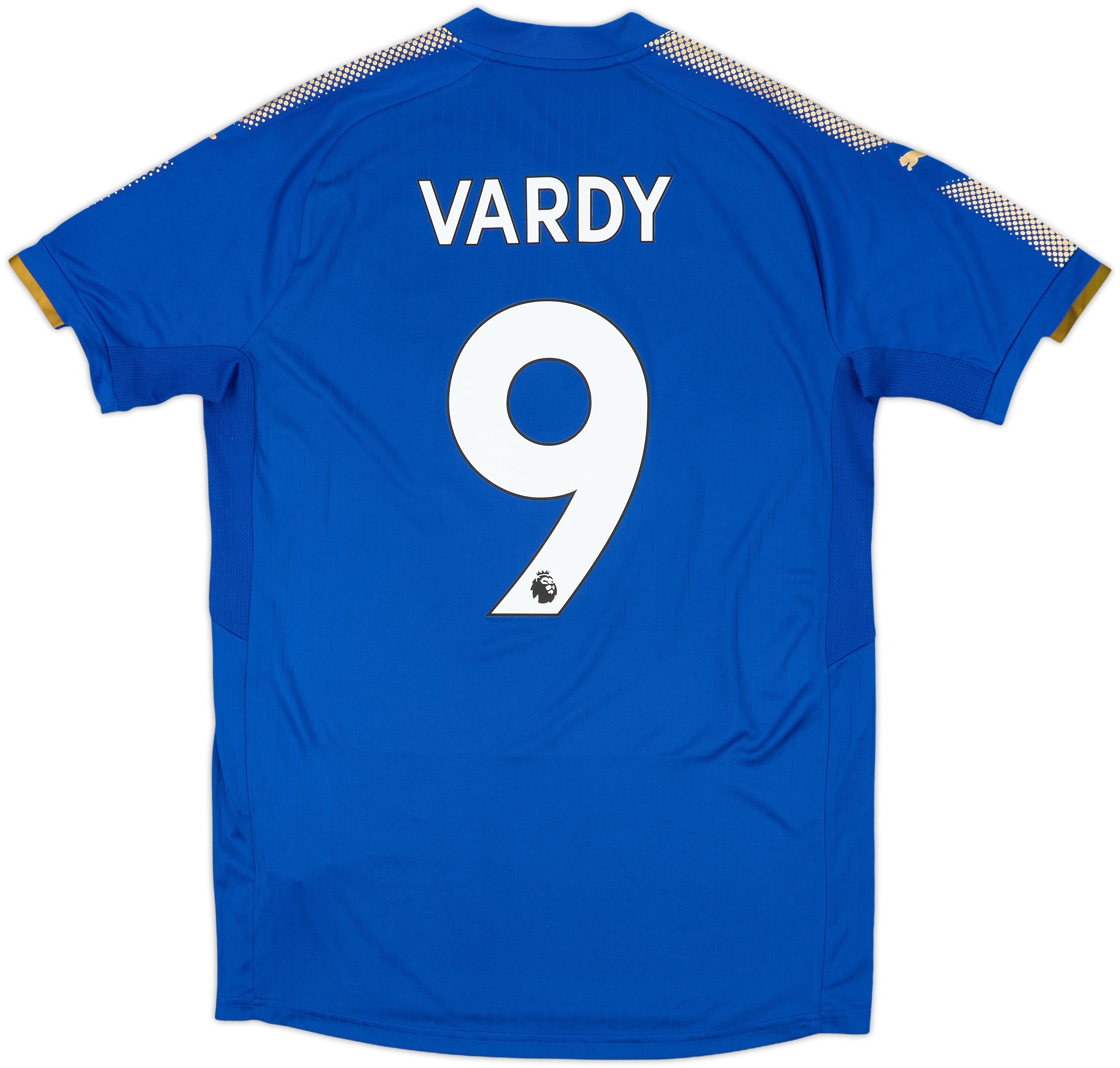 2017-18 Leicester Home Shirt Vardy #9 - 10/10 - (M)