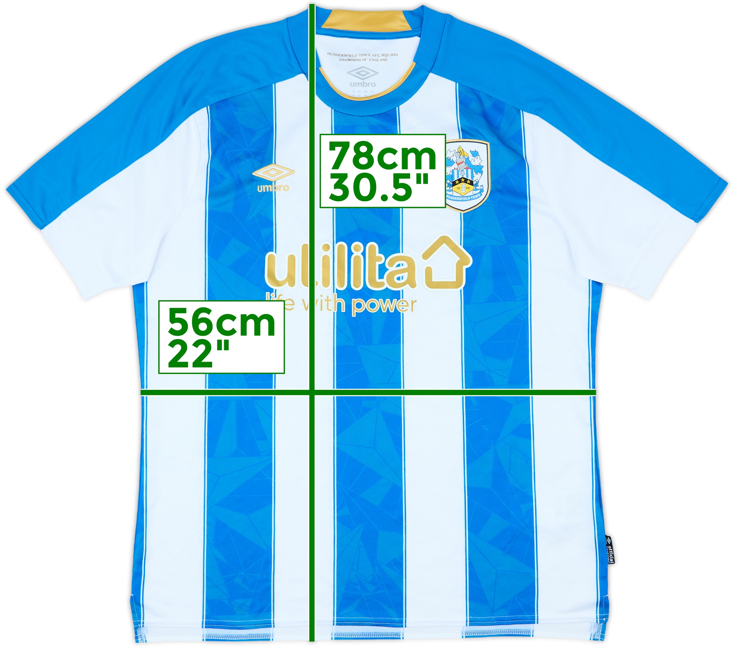 プランと料金 2023-24 Huddersfield Town Home Shirt - 9/10 - (XL) ウェア