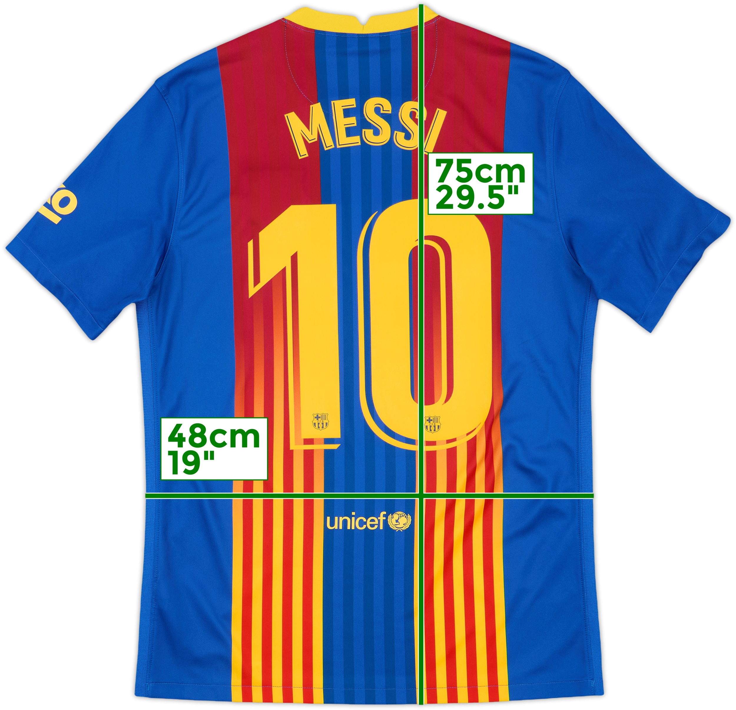 FC Barcelona Messi 10番シャツ Lionel Leo Messi #10 FC Barcelona Football Shirt M Trikot