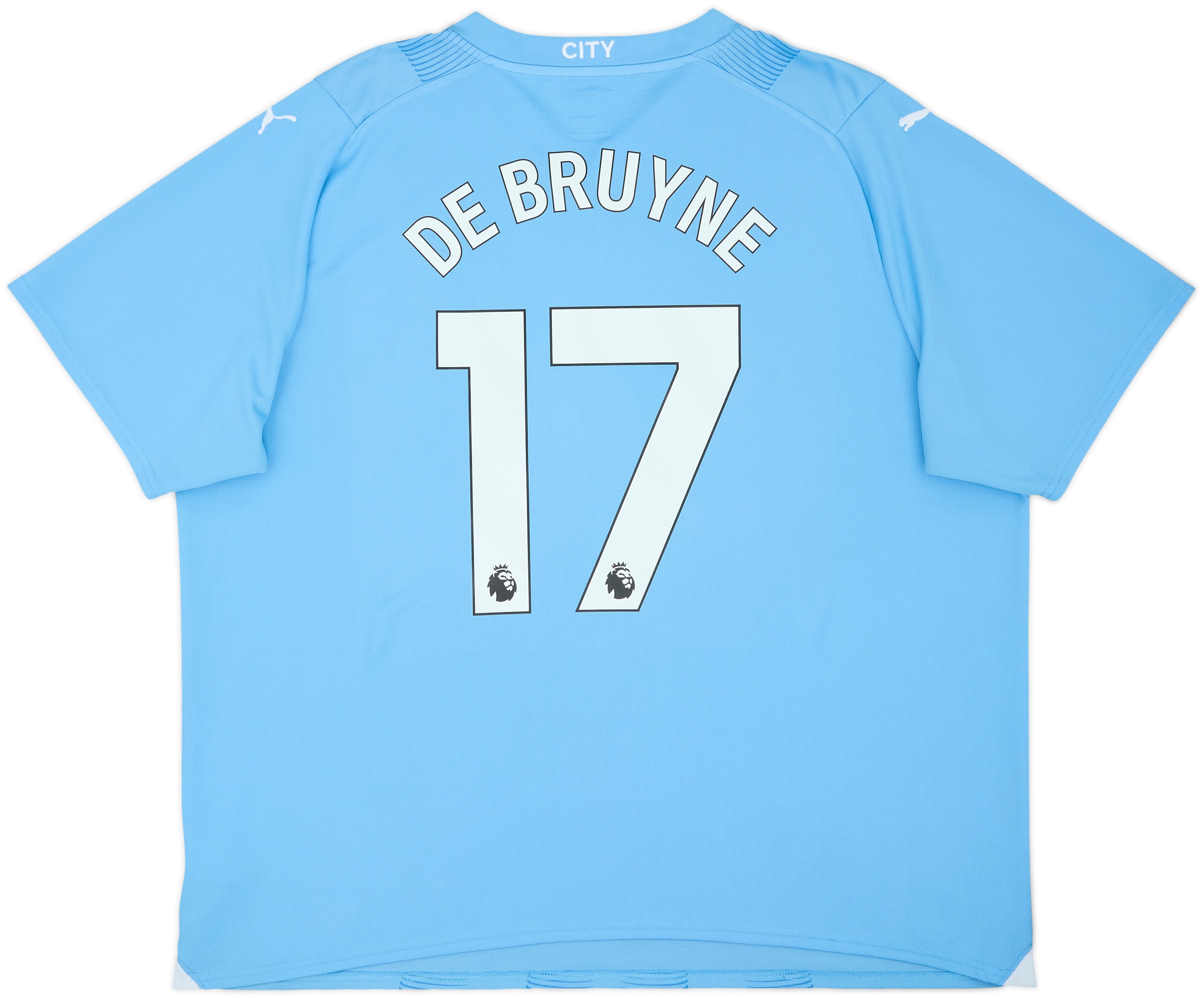 2023-24 Manchester City Home Shirt De Bruyne #17 - 7/10 - (3XL)