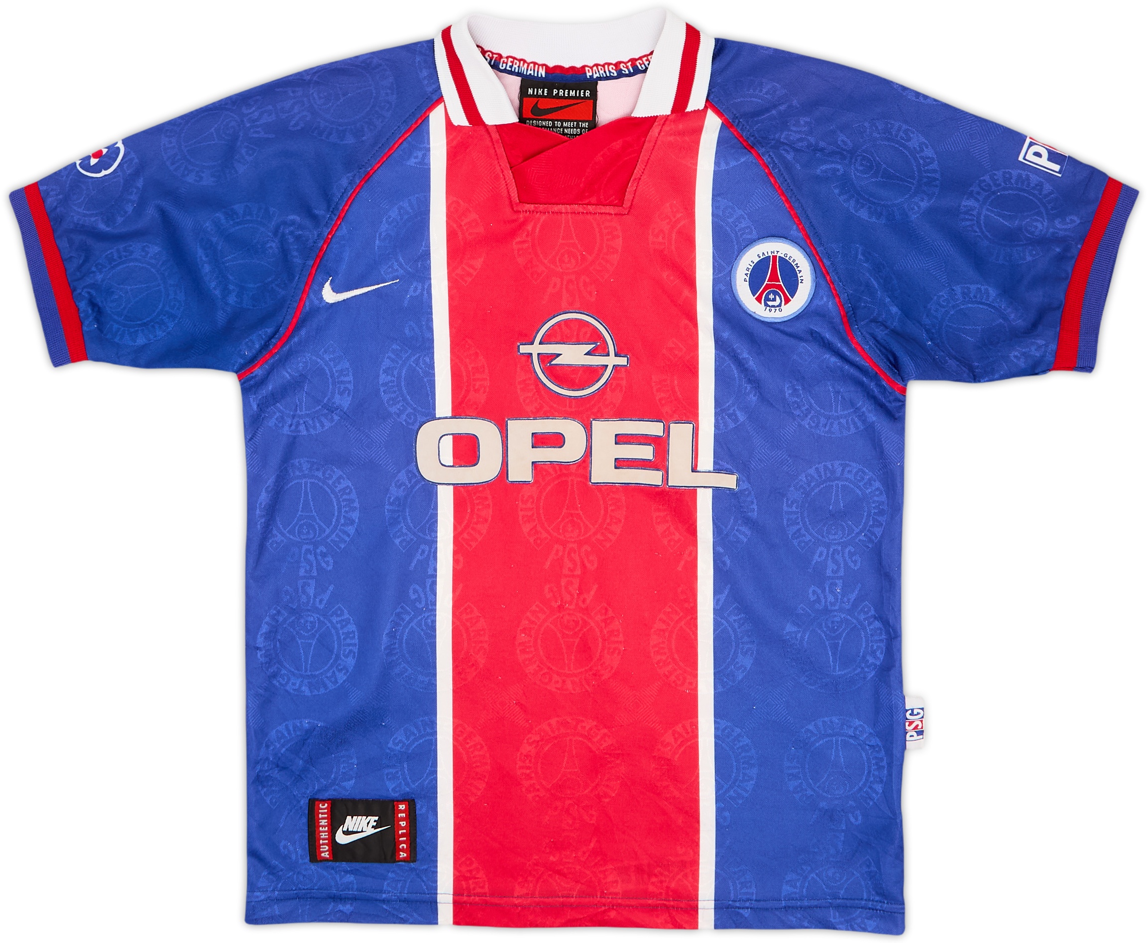 1996-97 Paris Saint-Germain Home Shirt - 6/10 - (M.Boys)