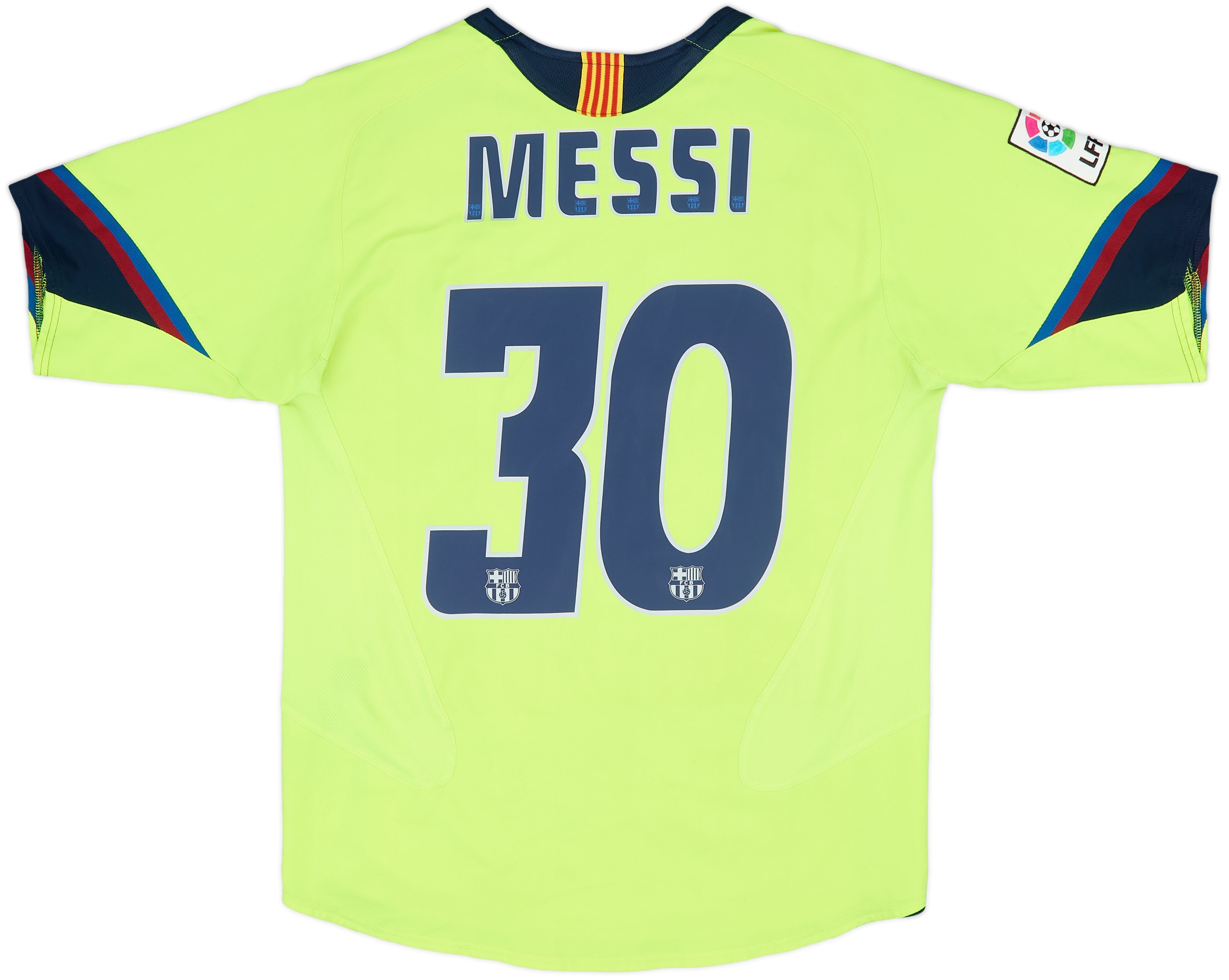2005-06 Barcelona Away Shirt Messi #30 - 7/10 - (M)
