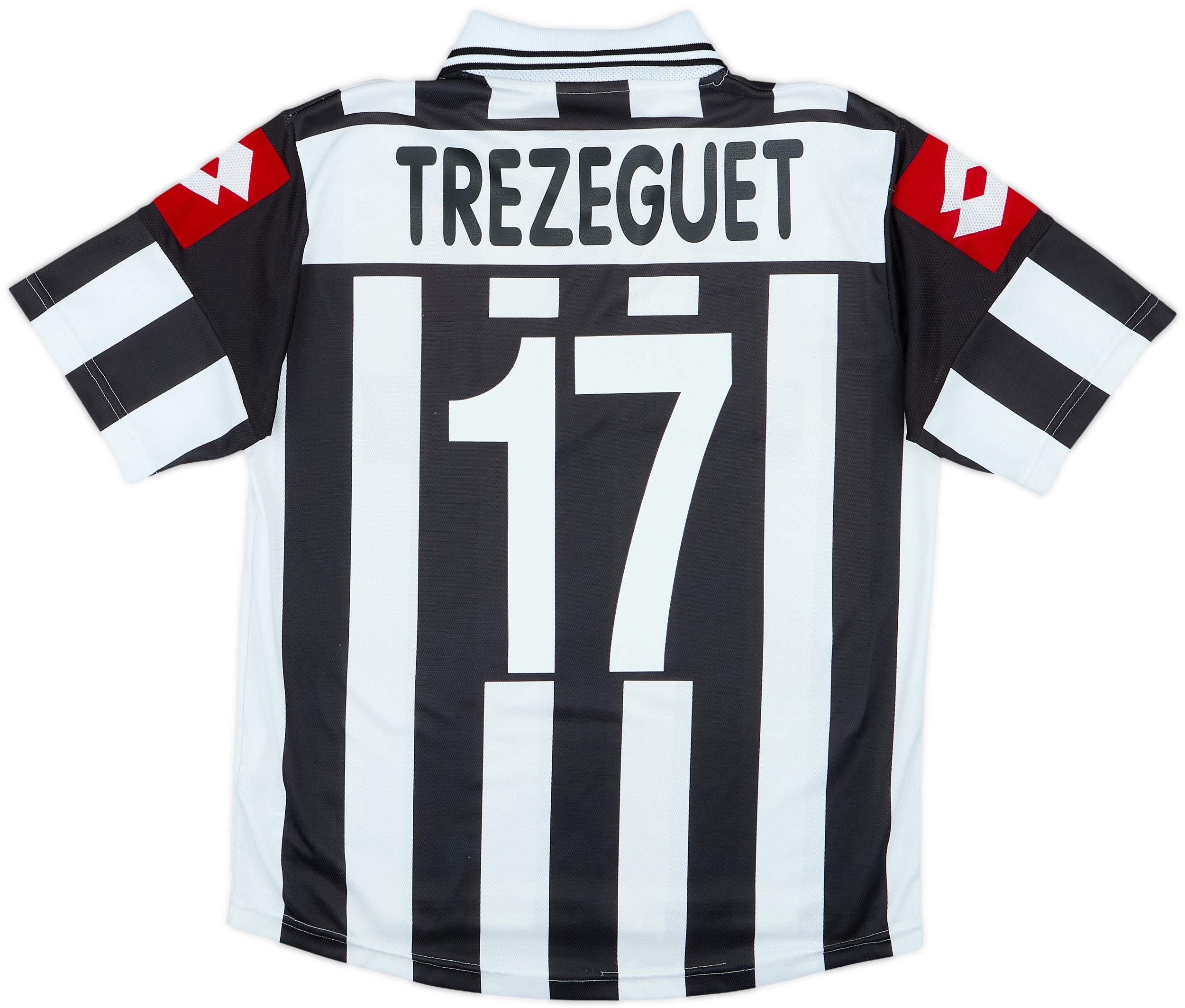 2001-02 Juventus Home Shirt Trezeguet #17 - 7/10 - (M)