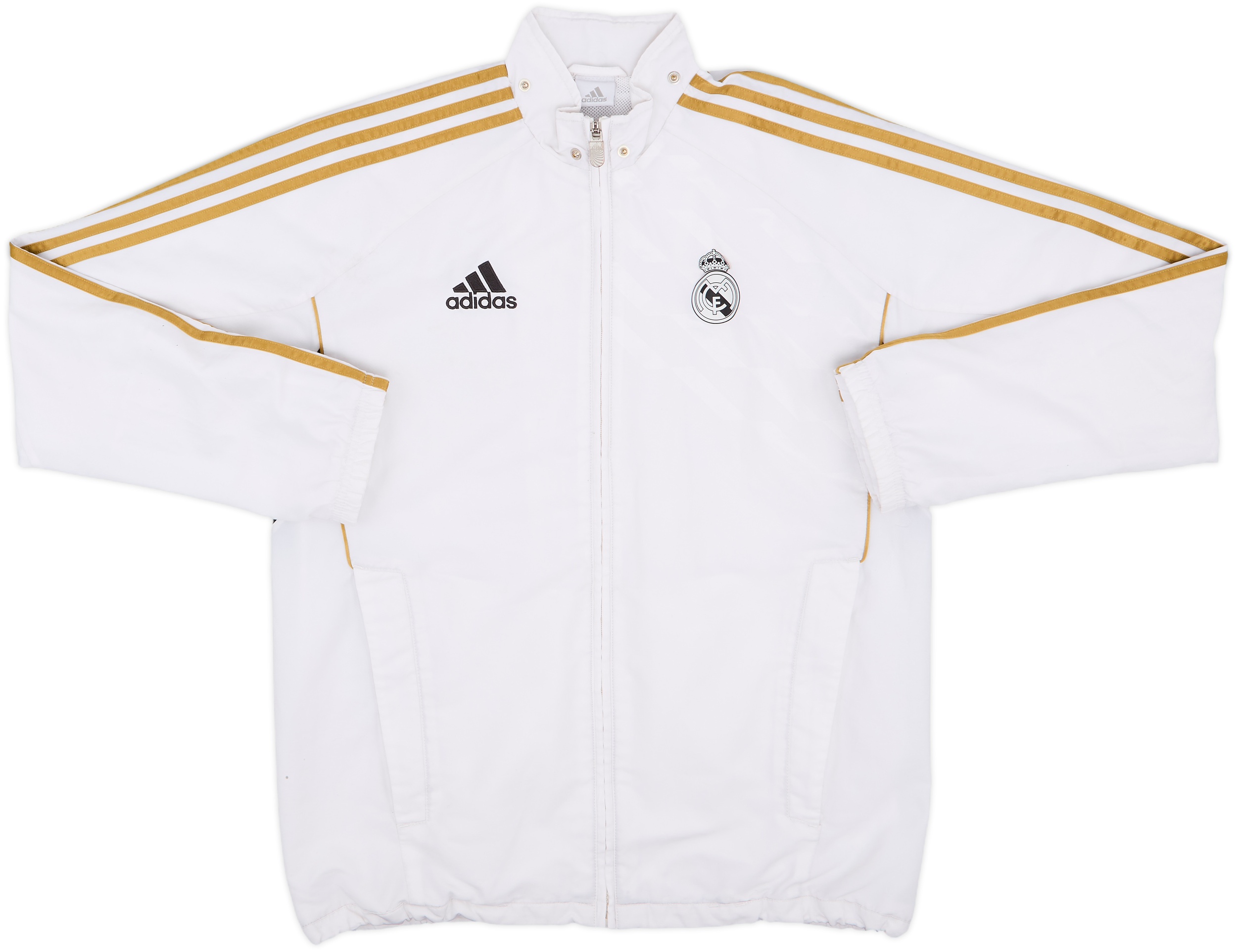 【古着】adidas Real Madrid 長袖シャツ 110周年 12-13 2011-12 Real Madrid adidas Track Jacket - 6/10 - (XL.Boys)