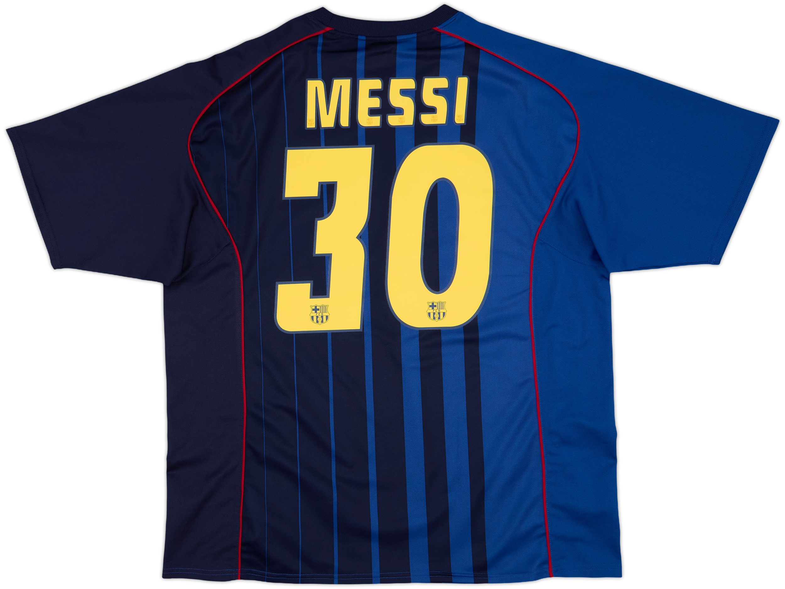 2004-05 Barcelona Basic Away Shirt Messi #30 - 8/10 - (XXL)