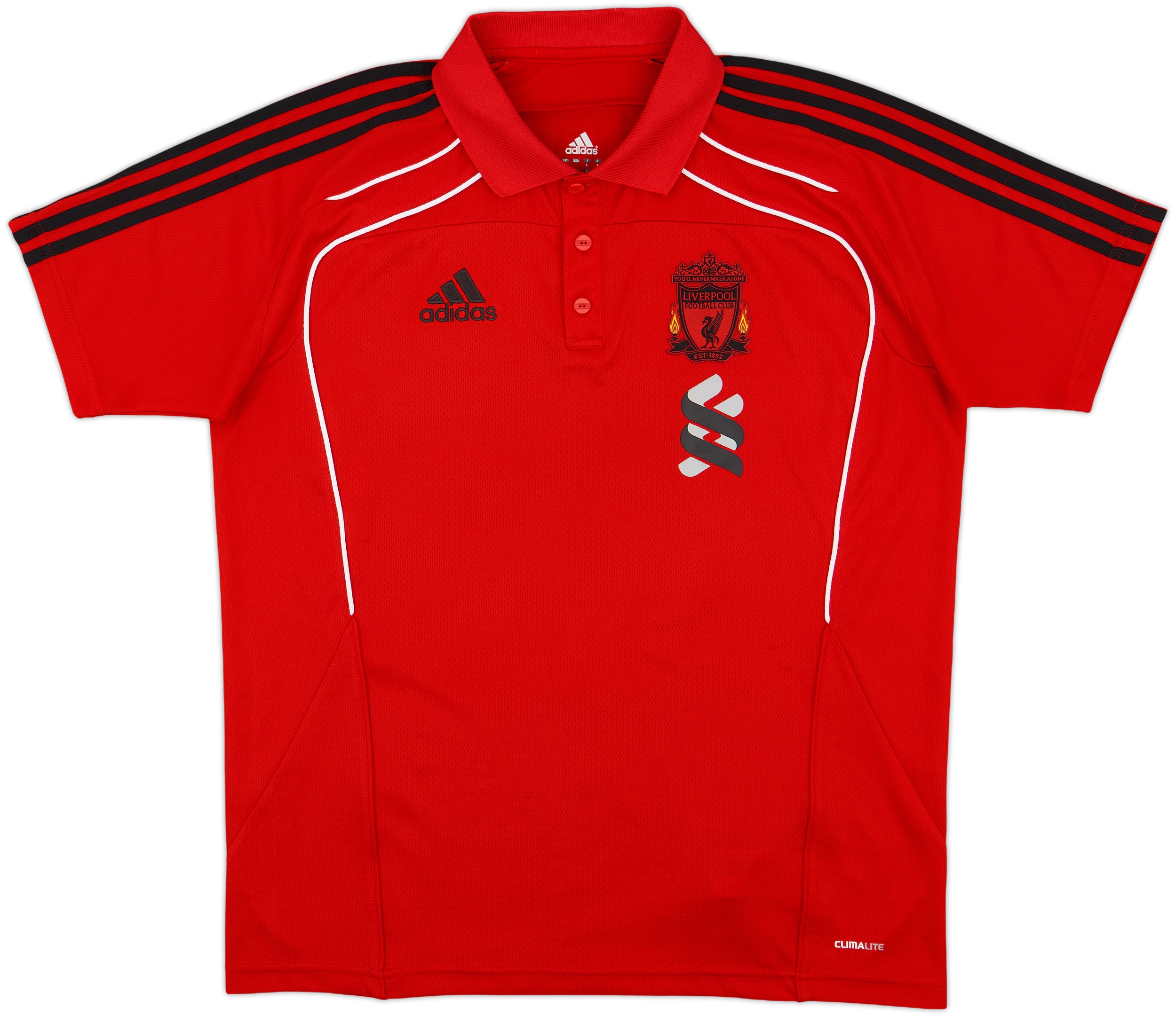 2010-11 Liverpool adidas Polo Shirt - 8/10 - (L)