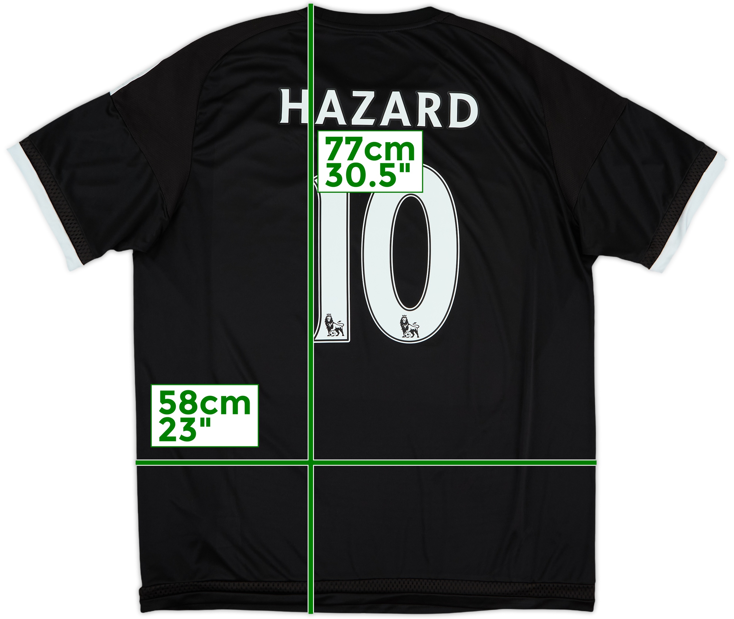 ウェア Hazard15-16Chelsea PremierLeague uniform 2015-16 Chelsea Home Shirt Hazard #10 (S.Boys)