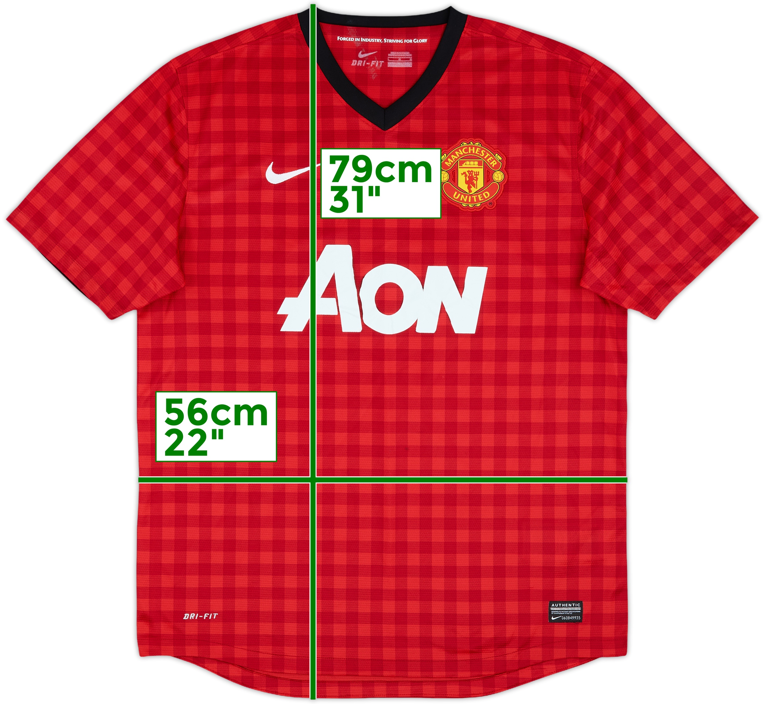 MANCHESTER UNITED Tシャツ：2012TOUR［SSM-037］ 2012-13 Manchester United Home Shirt - 4/10 - (L)