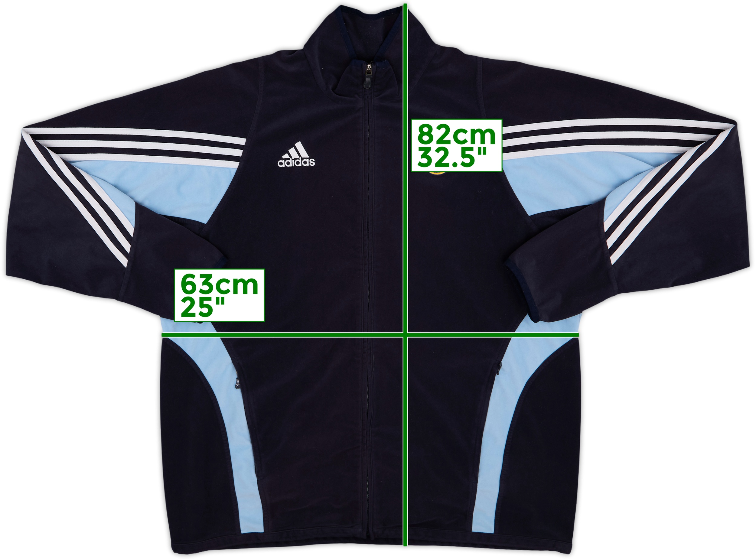 2003-04 Real Madrid adidas Track Jacket - 8/10 - (L/XL)