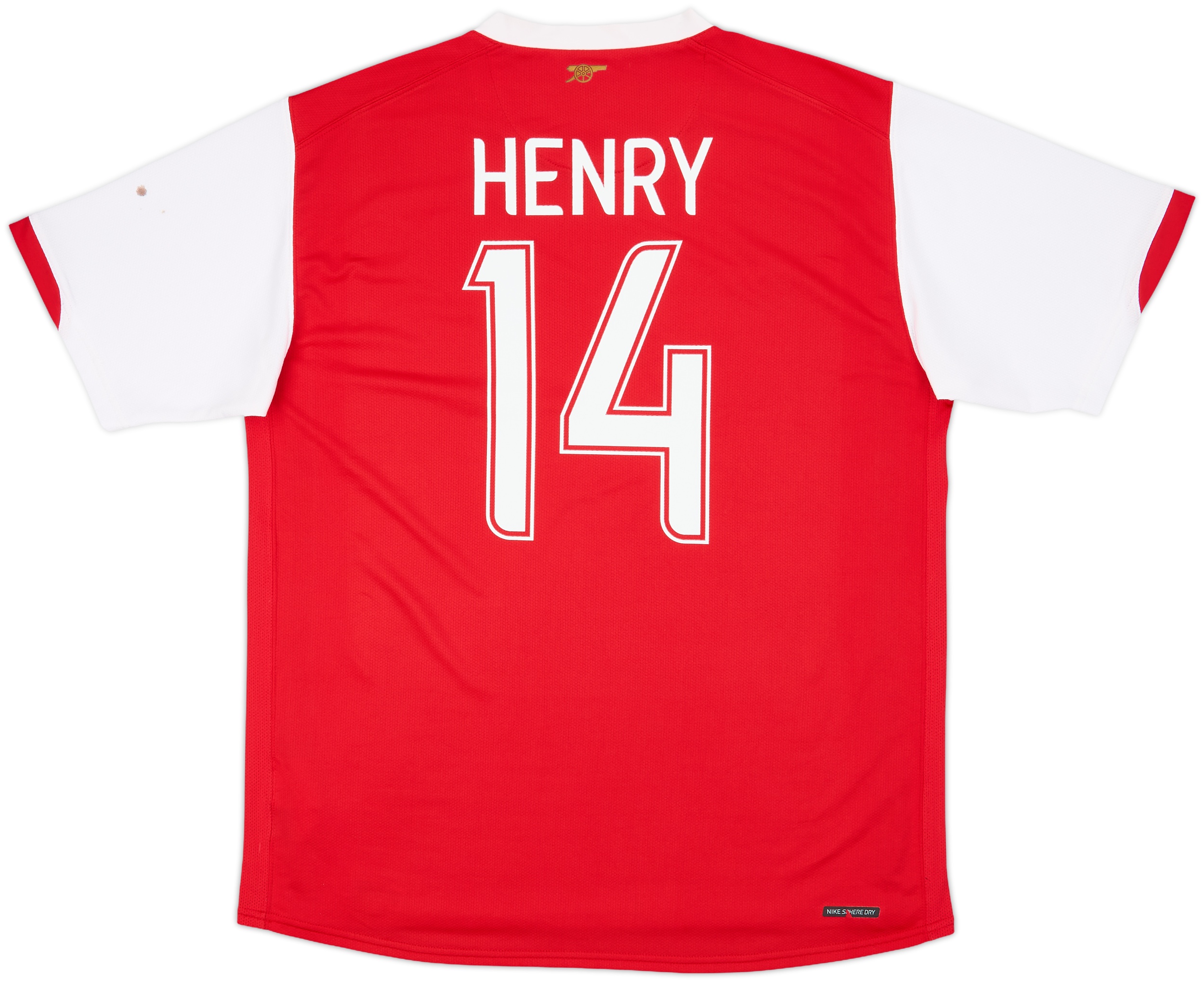 Arsenal 07-08 3rd 【14 Henry】 2006-08 Arsenal Home Shirt Henry #14 - 6/10 - (XL)