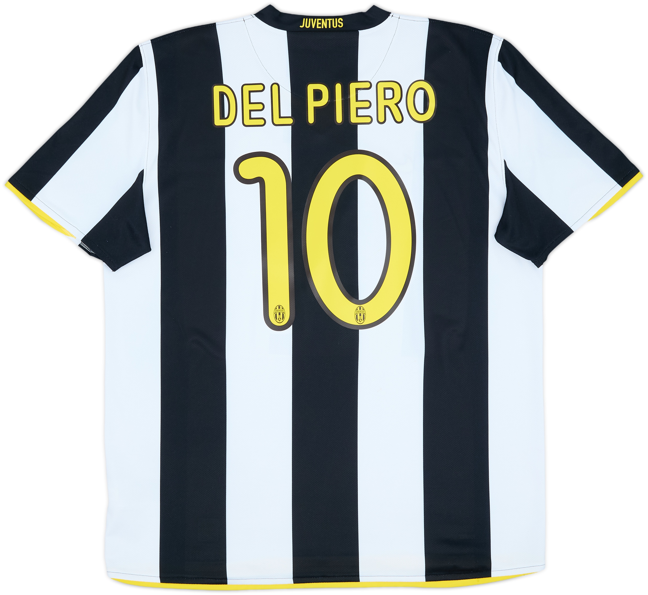 2008-09 Juventus Home Shirt Del Piero #10 - 9/10 - (XL)