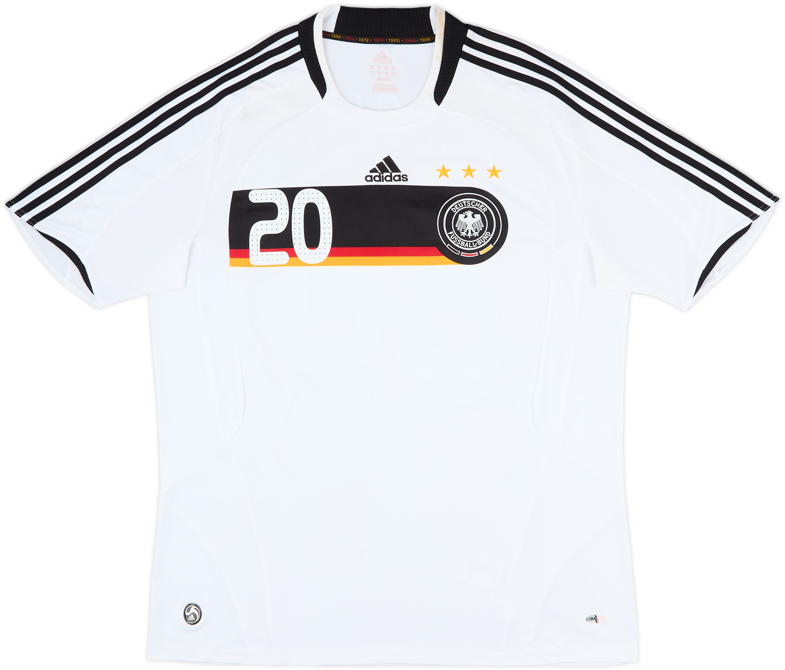 2008-09 Germany Home Shirt Podolski #20 - 7/10 - (XXL)